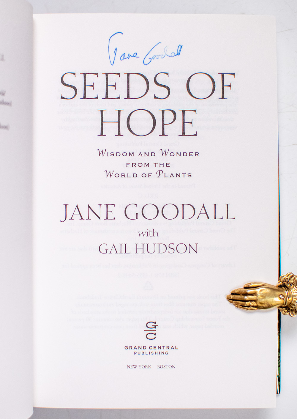 Seeds of Hope: Wisdom and Wonder from the World of Plants.