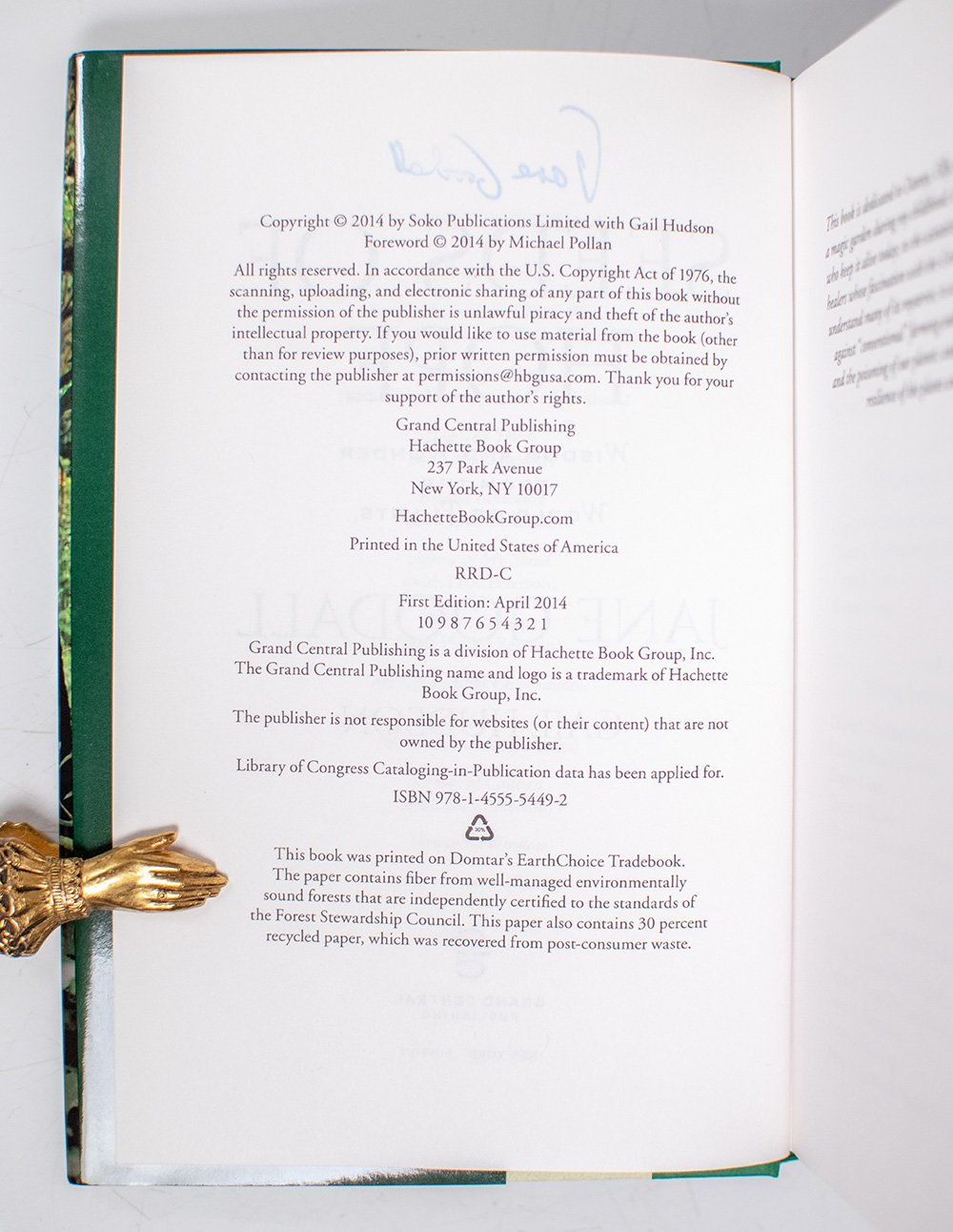 Seeds of Hope: Wisdom and Wonder from the World of Plants.