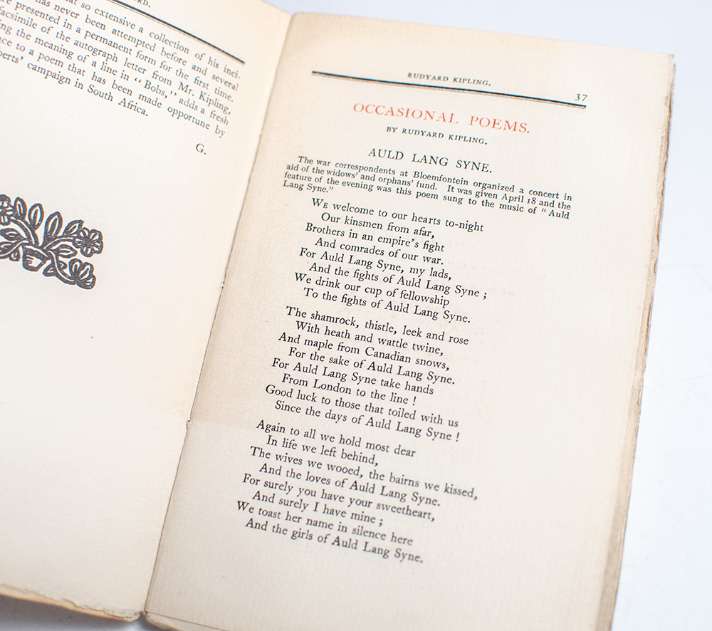 The Cornhill Booklet Volume One, Number Two: Occasional Poems by Rudyard Kipling.