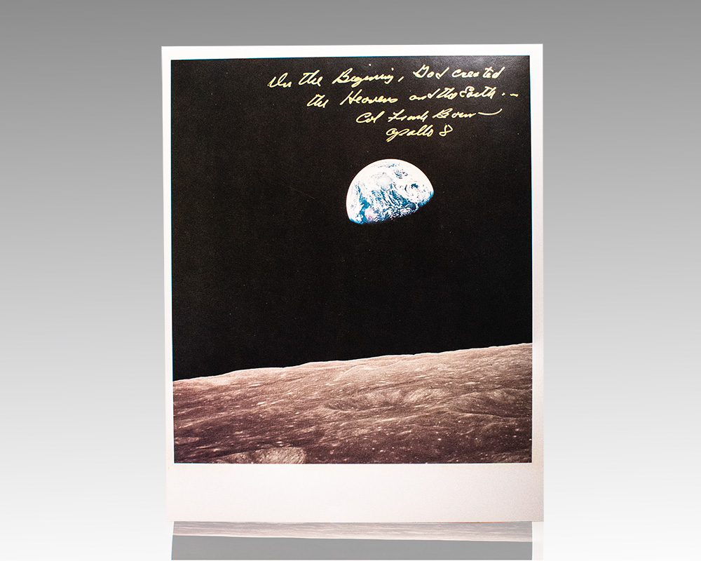 Frank Borman ‘Earthrise’ Photograph Signed.