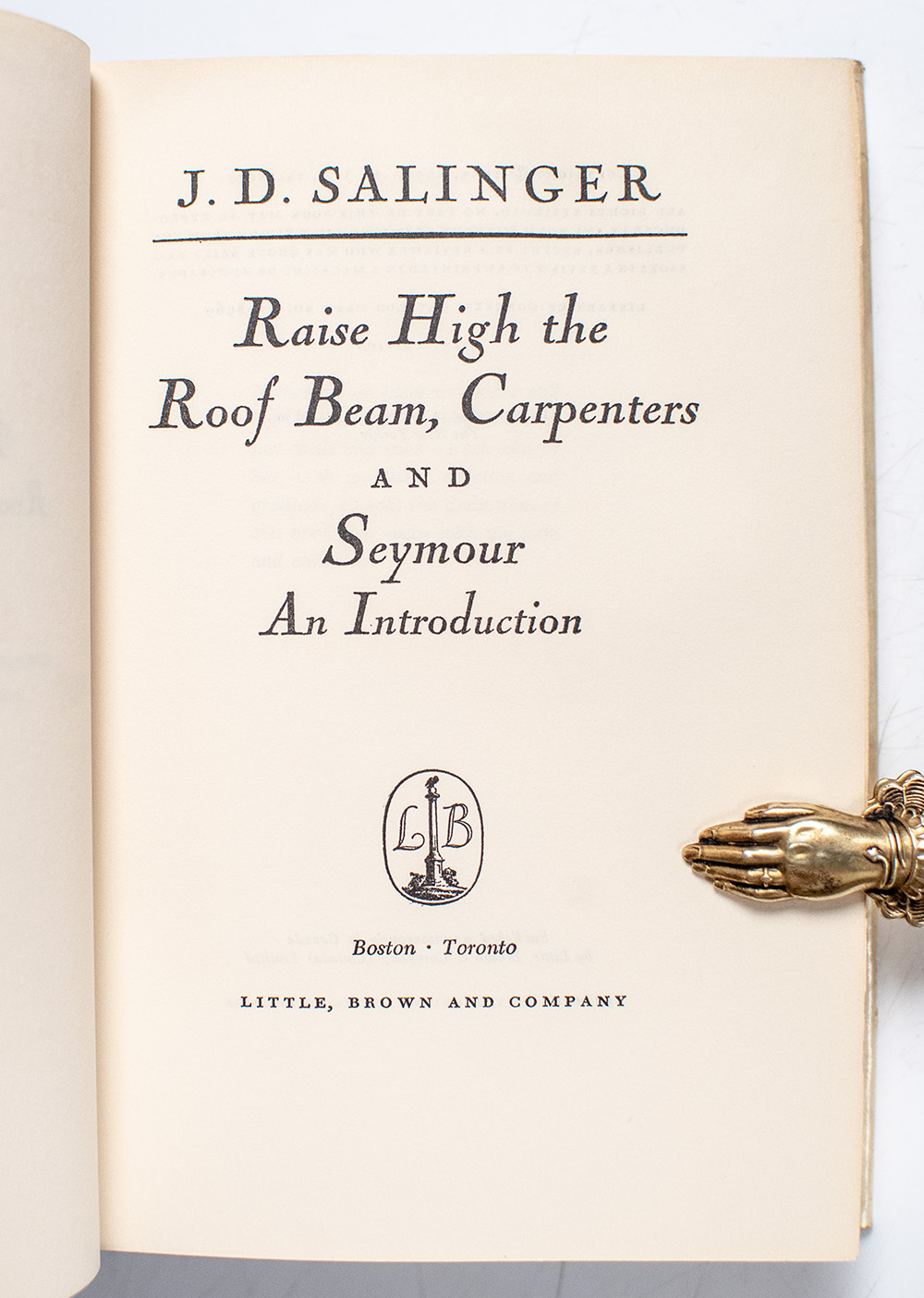 Raise High the Roof Beam, Carpenters and Seymour: An Introduction.