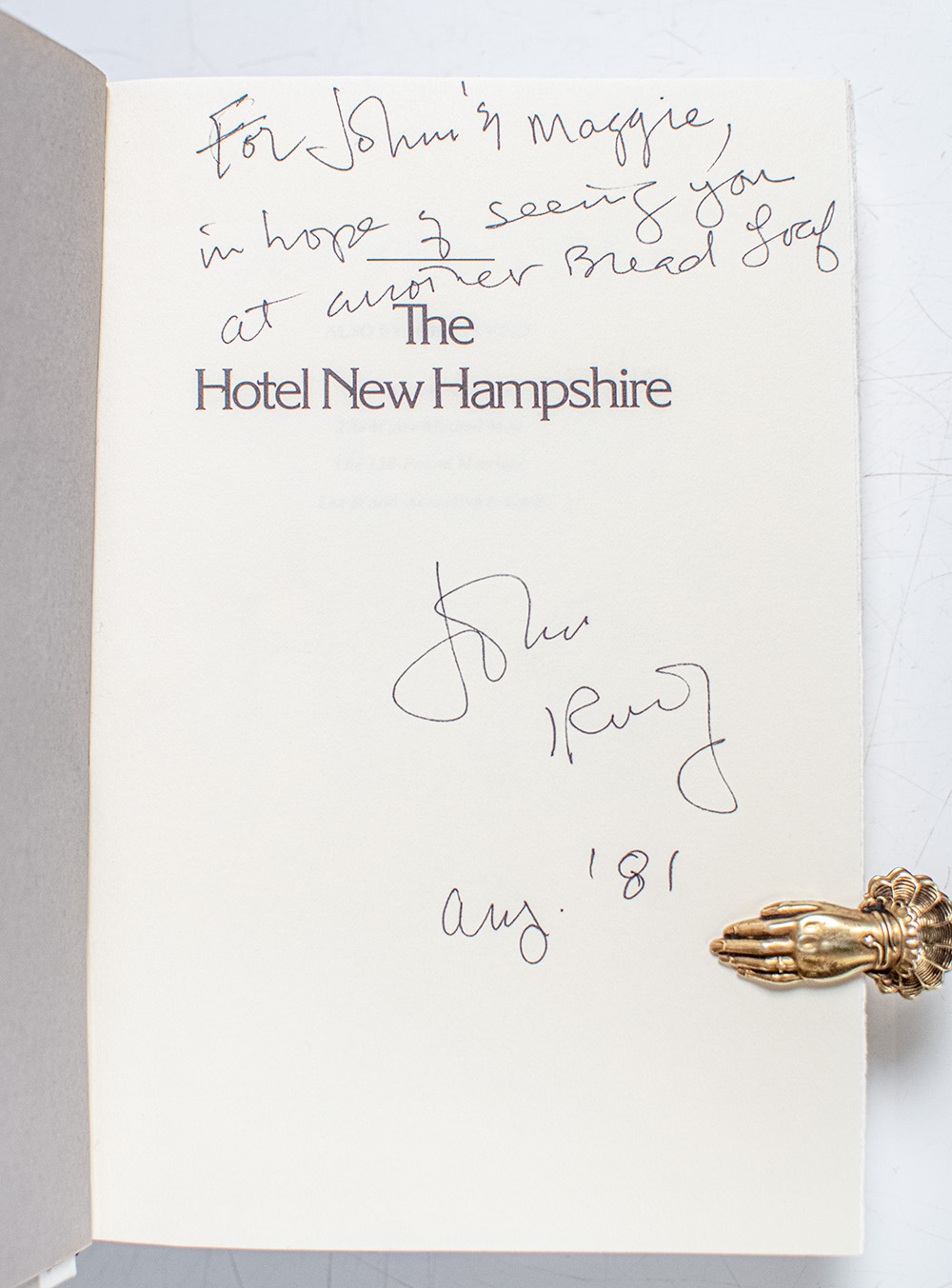 The Hotel New Hampshire.