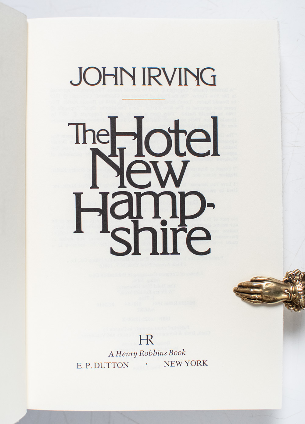 The Hotel New Hampshire.