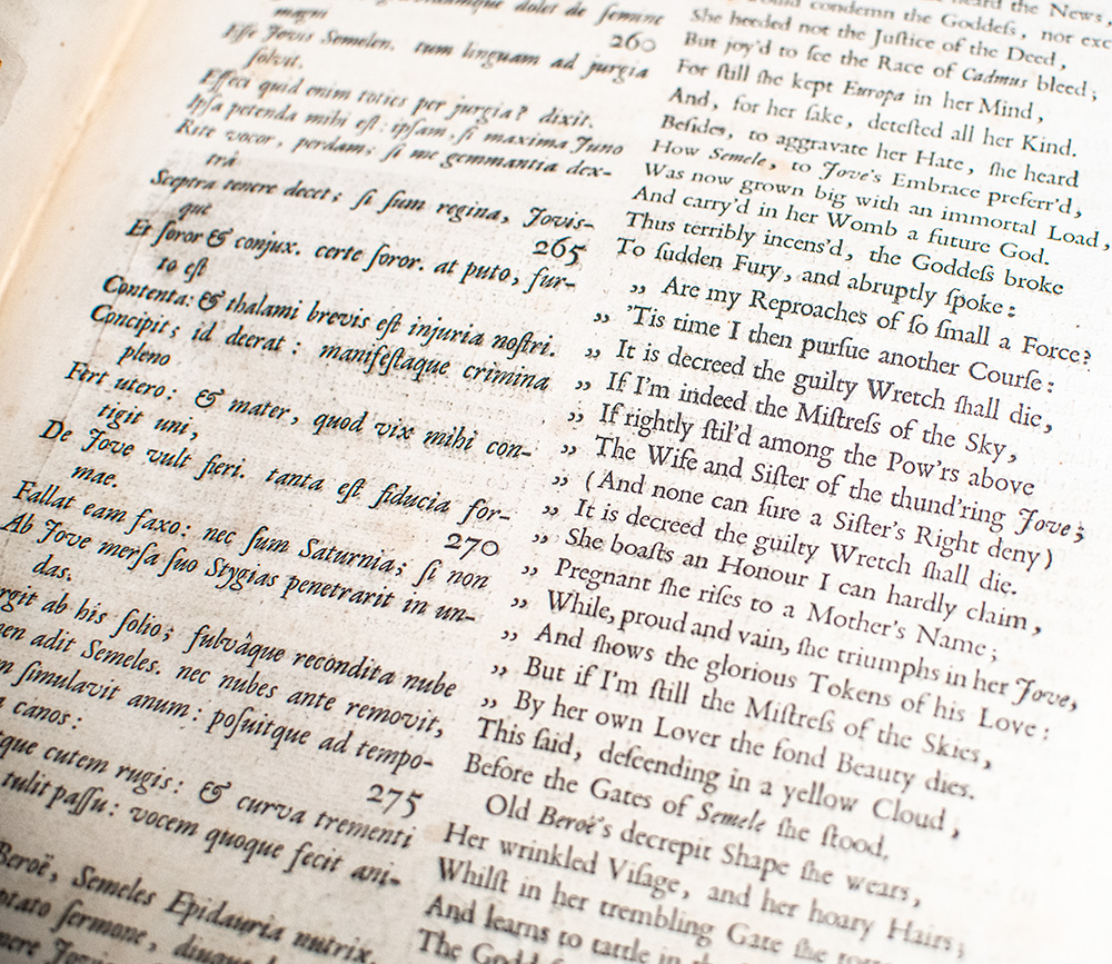 Ovid's Metamorphoses in Latin and English Translated by the Most