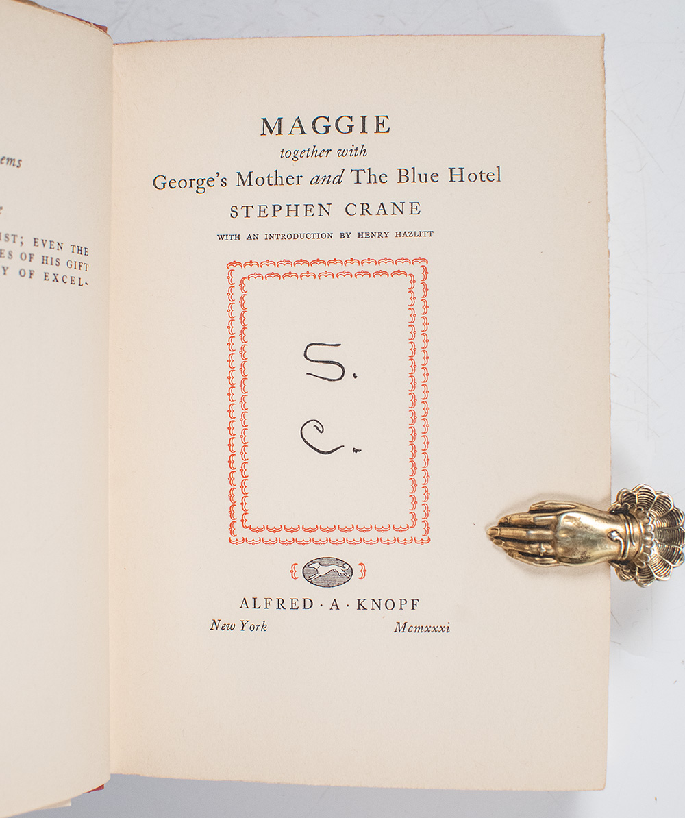 Maggie, Together with George's Mother and The Blue Hotel.