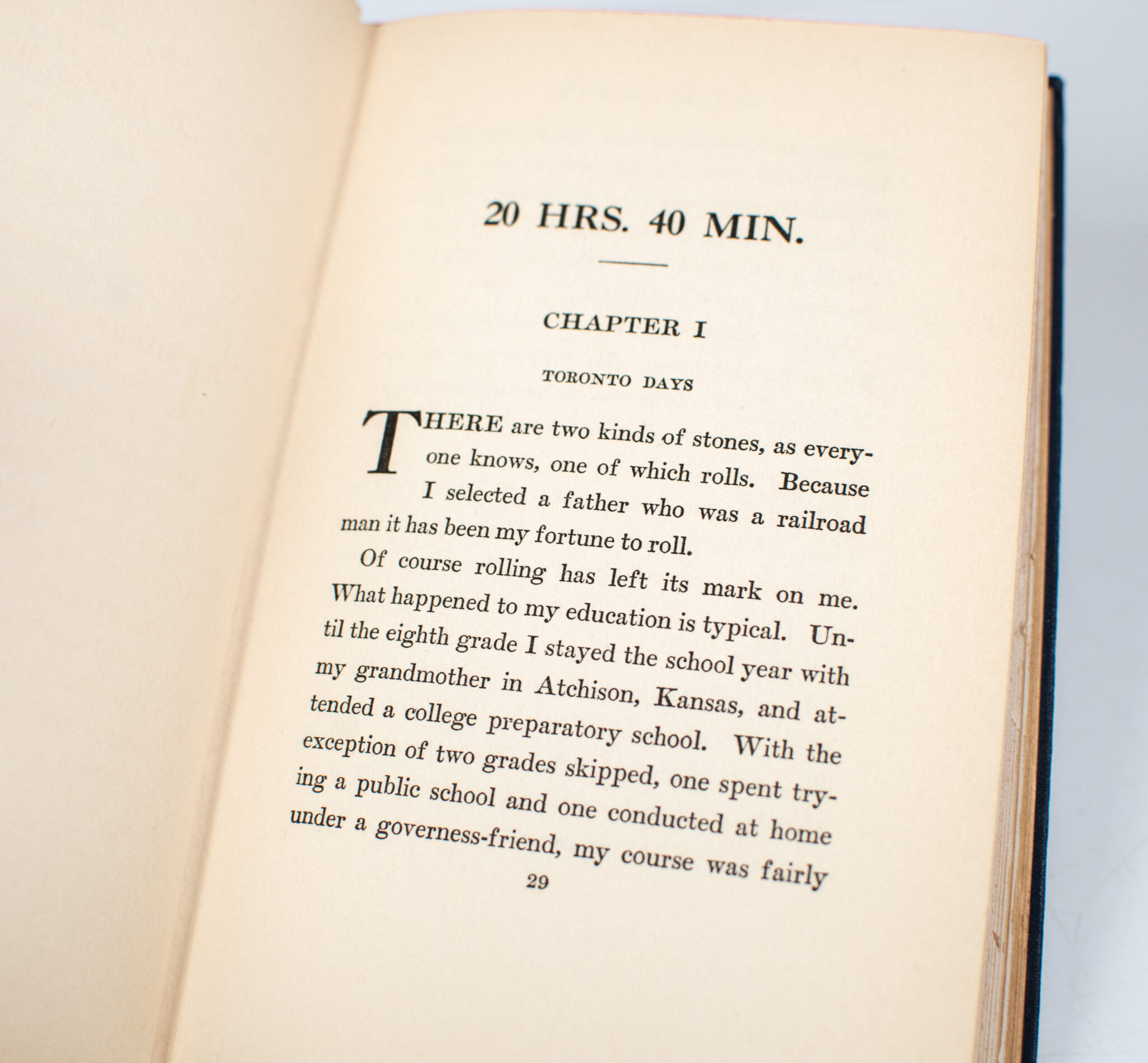20 Hrs. 40 Min. Our Flight in the Friendship: The American Girl, First Across the Atlantic by Air, Tells Her Story.