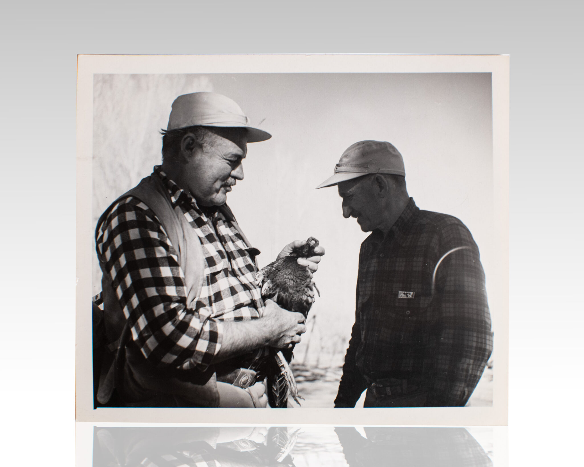 Ernest Hemingway, Mary Hemingway, and Taylor Williams Photograph.