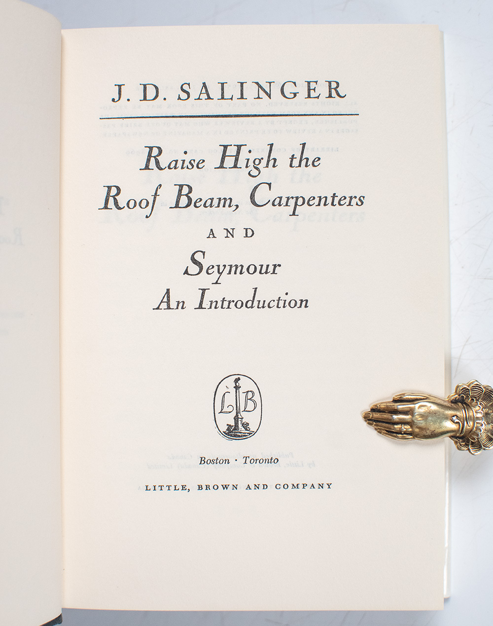 Raise High the Roof Beam, Carpenters and Seymour: An Introduction.