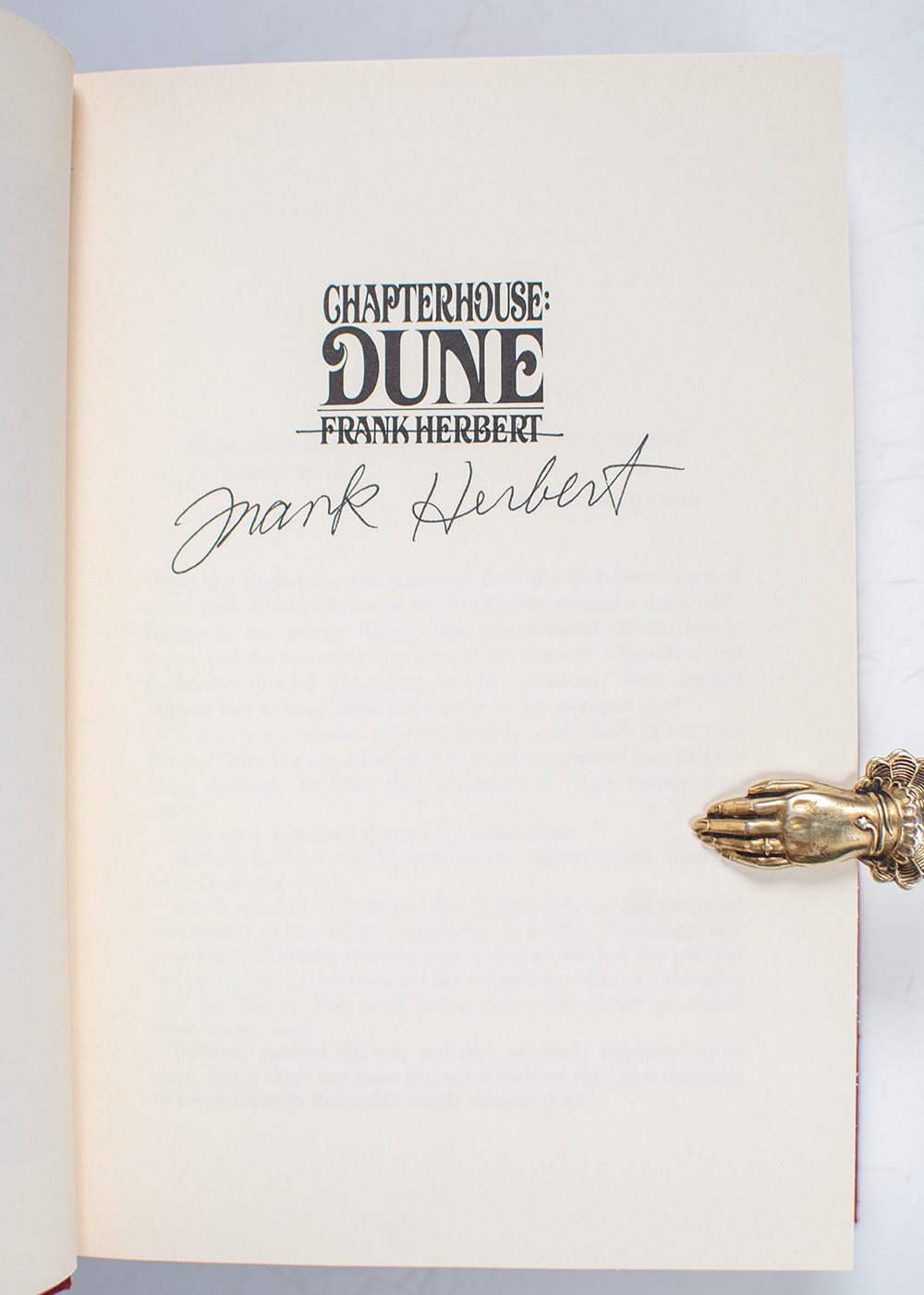 Chapterhouse: Dune.