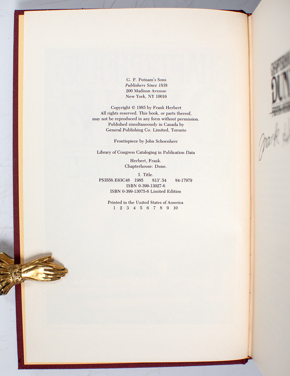 Chapterhouse: Dune.