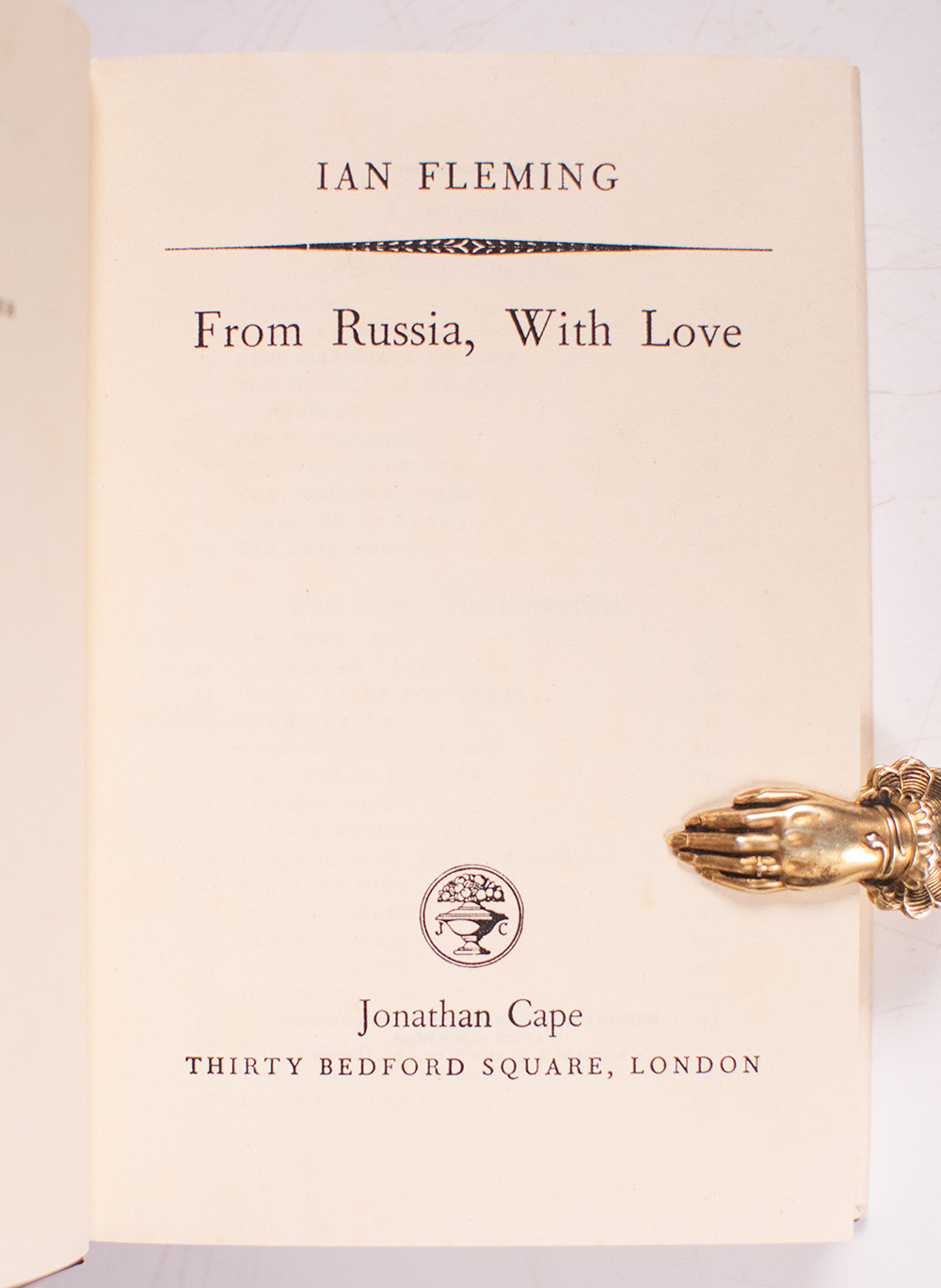 From Russia, With Love.