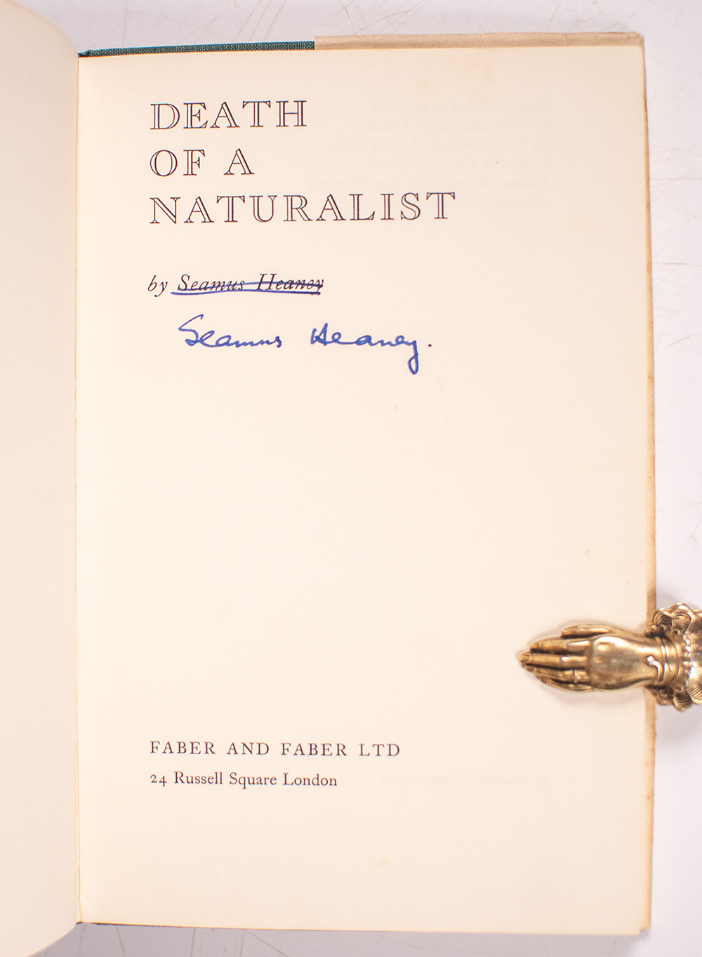 Death of a Naturalist.