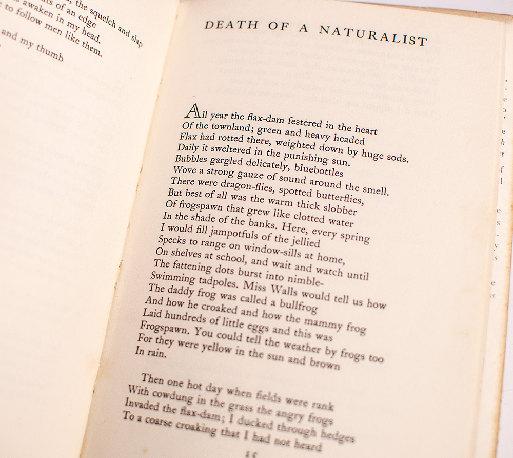 Death of a Naturalist.