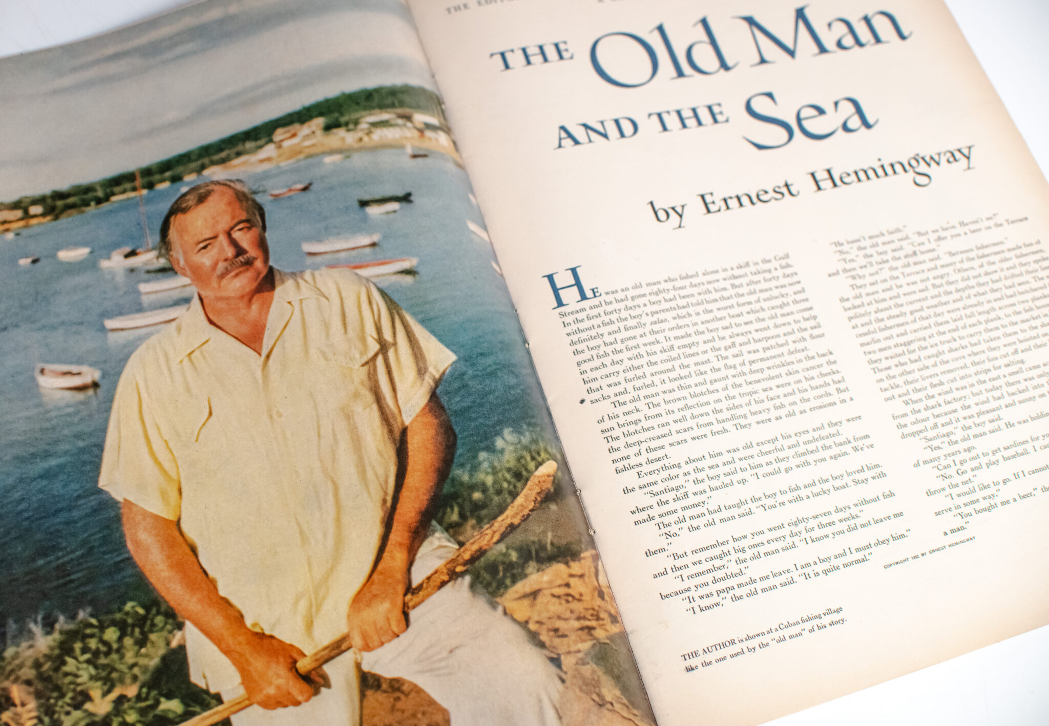 The Old Man and the Sea First Publication in Life Magazine.