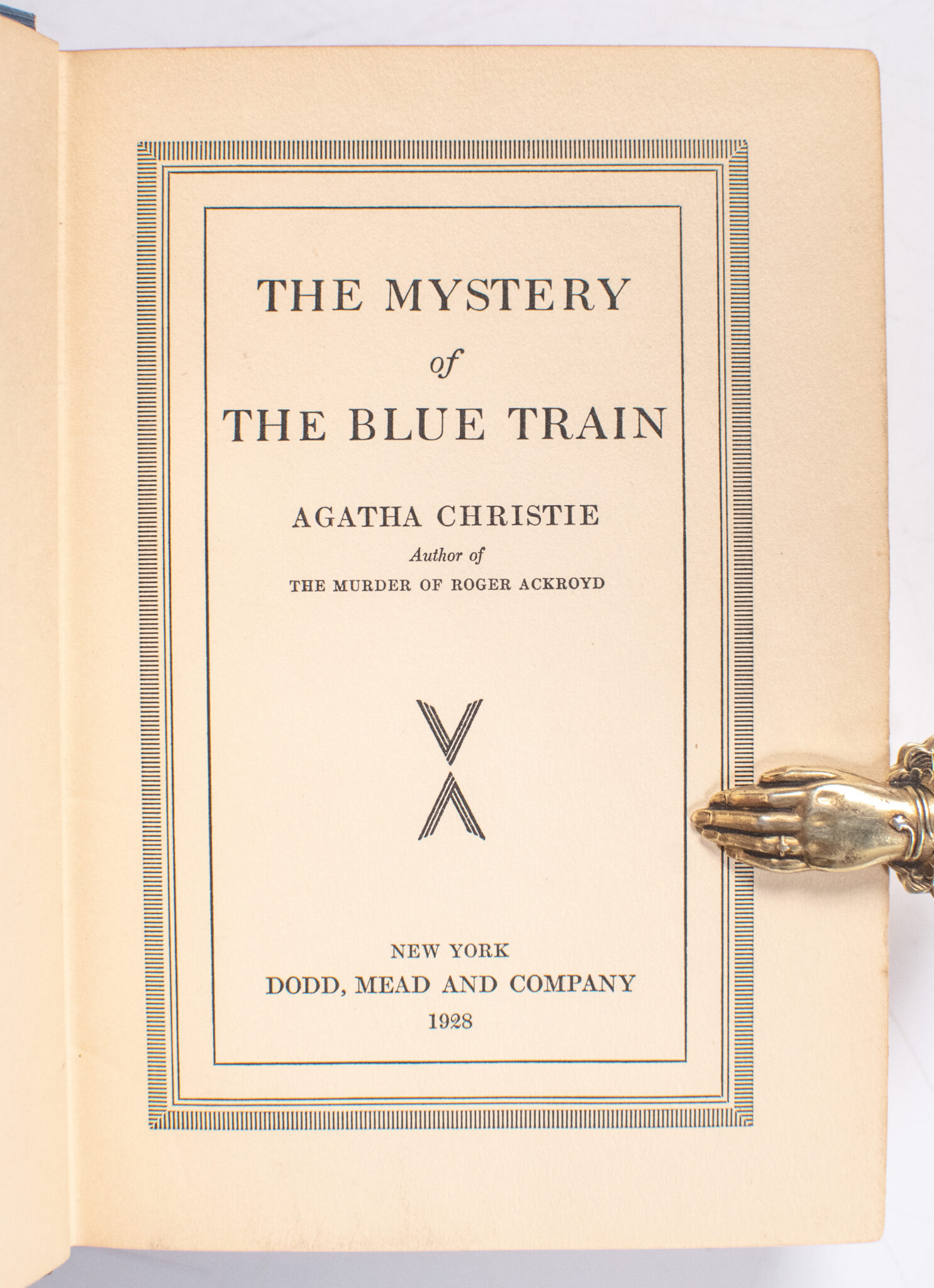 The Mystery of the Blue Train.