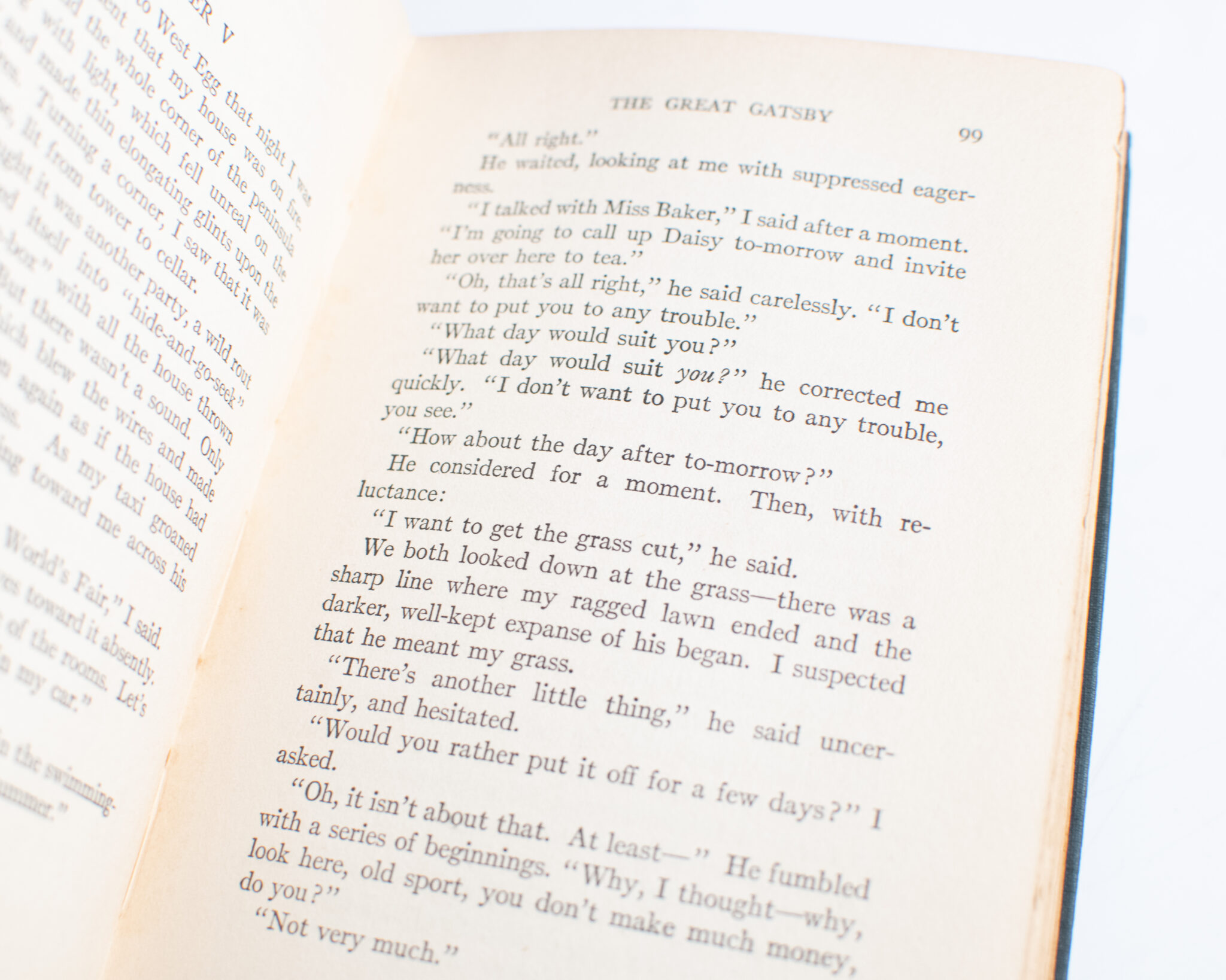 The Great Gatsby.