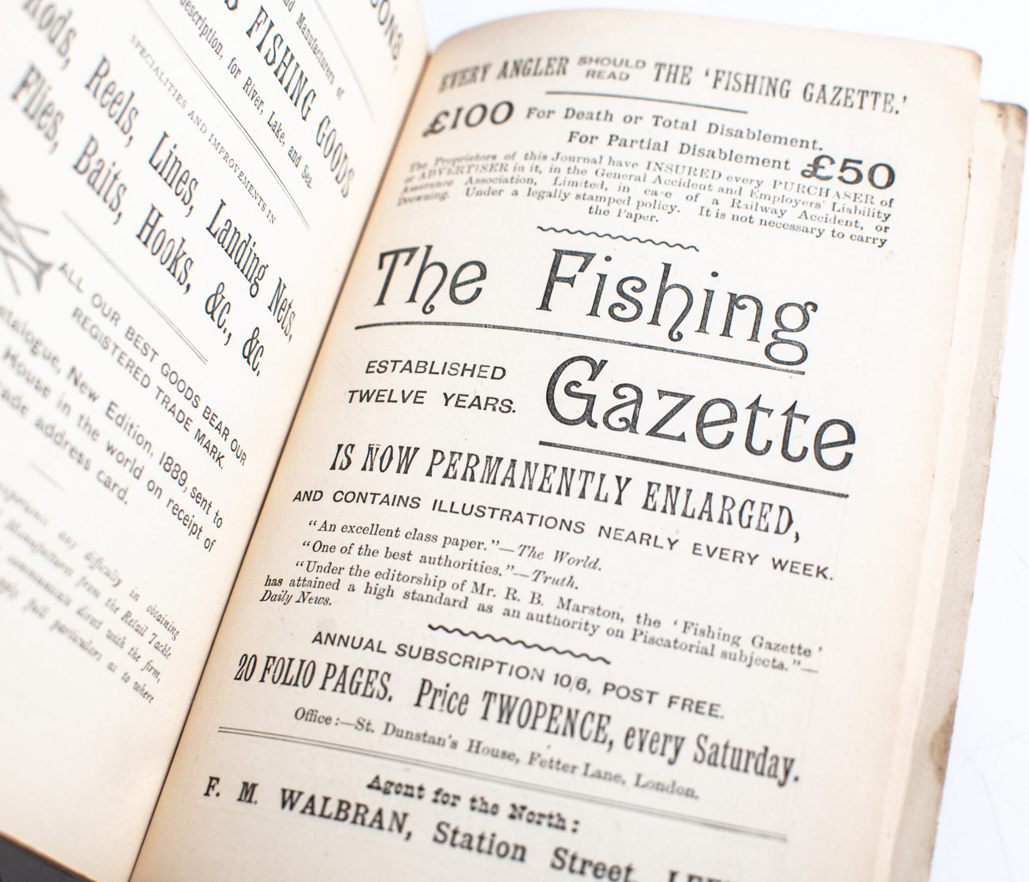 The Wharfedale Fly Book, Grayling and How to Catch Them, and Walbran's British Angler.