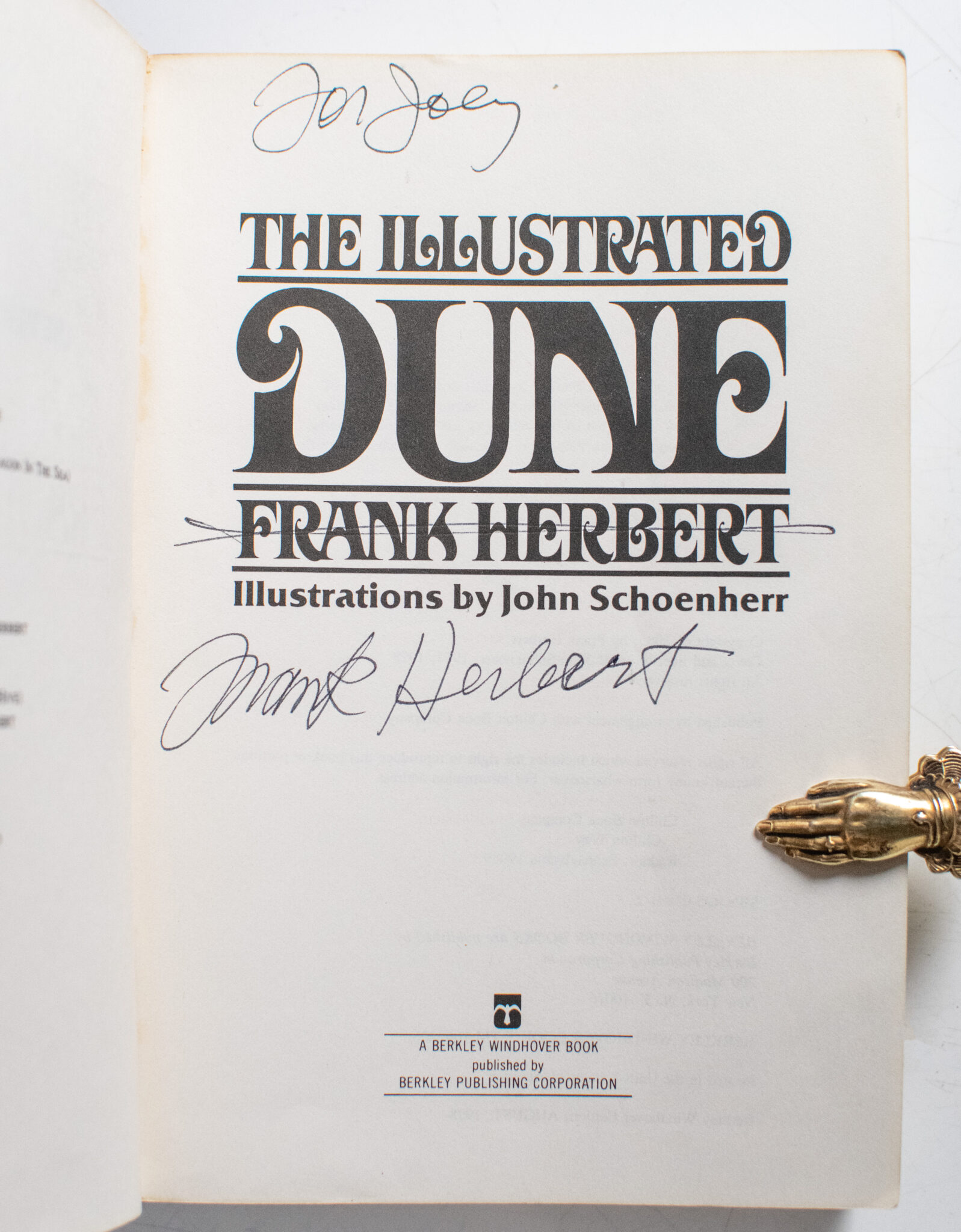 Dune Frank Herbert First Edition Signed Rare Book