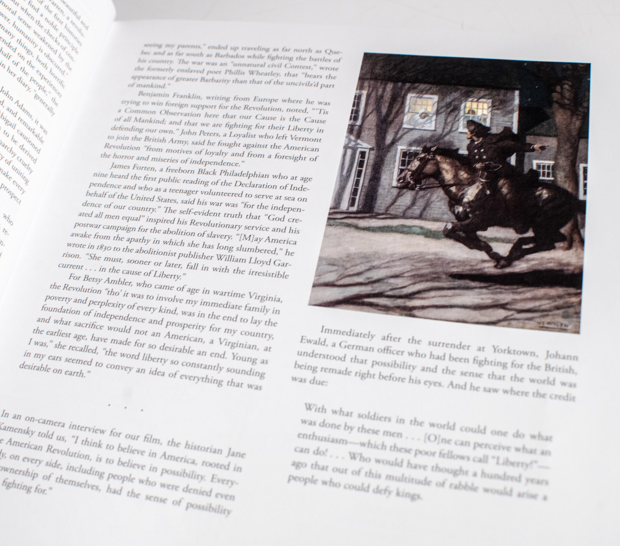 The American Revolution: An Intimate History.