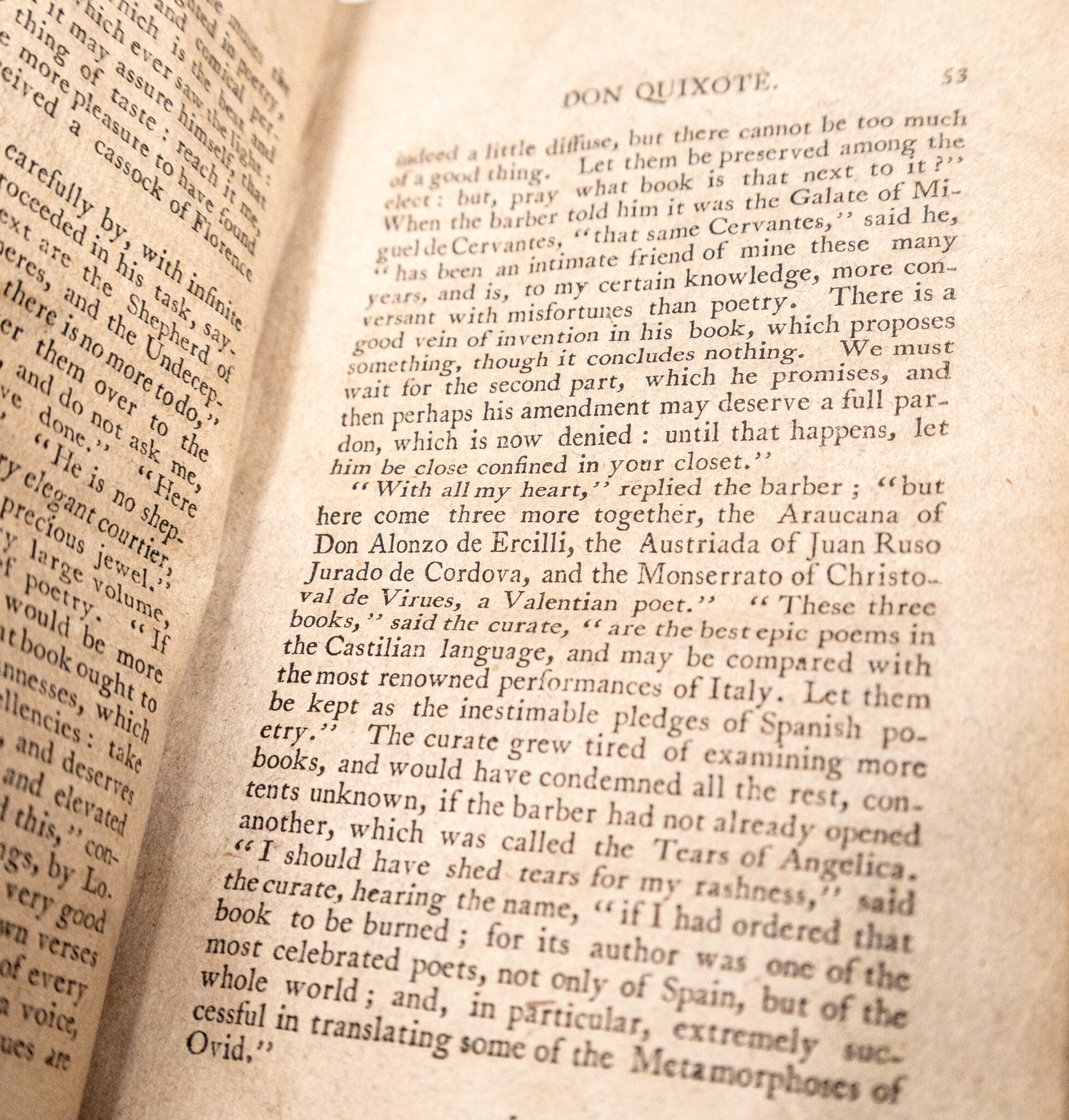 The History and Adventures of the Renowned Don Quixote.