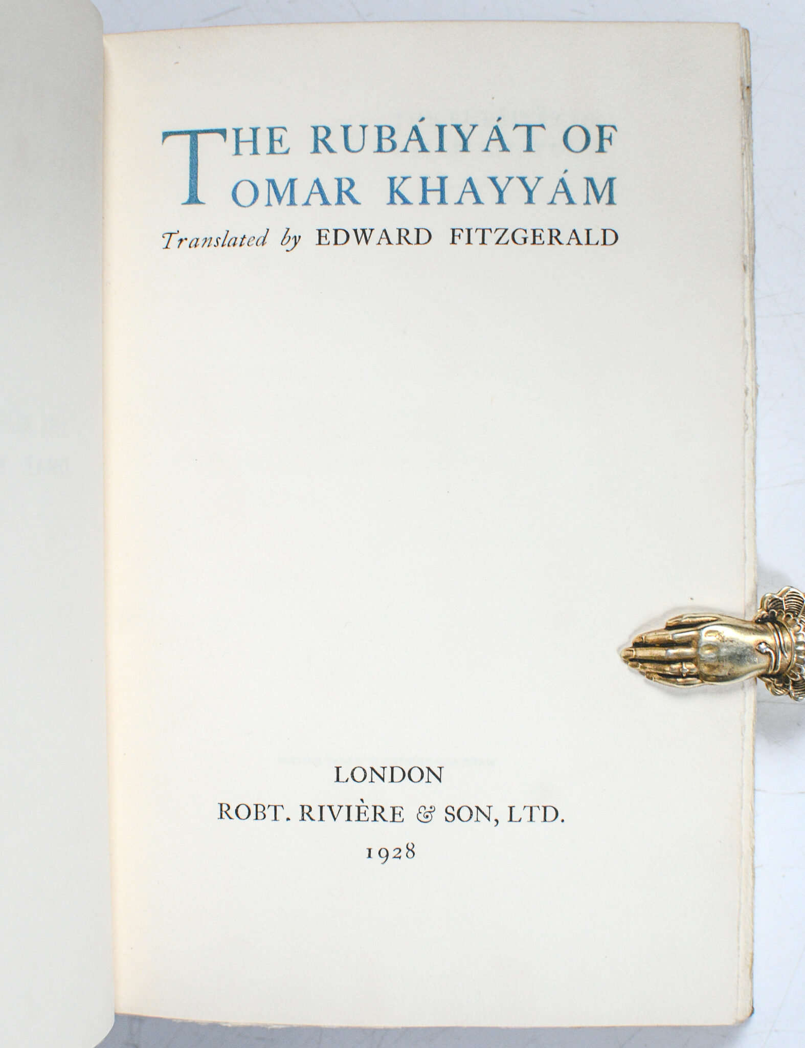 The Rubaiyat of Omar Khayyám.