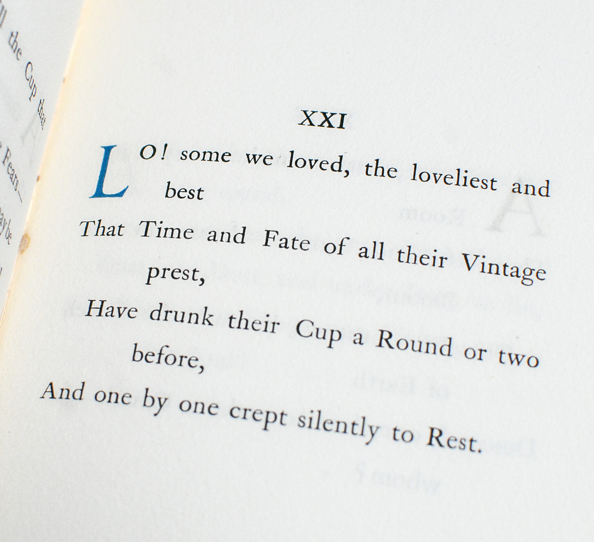 The Rubaiyat of Omar Khayyám.