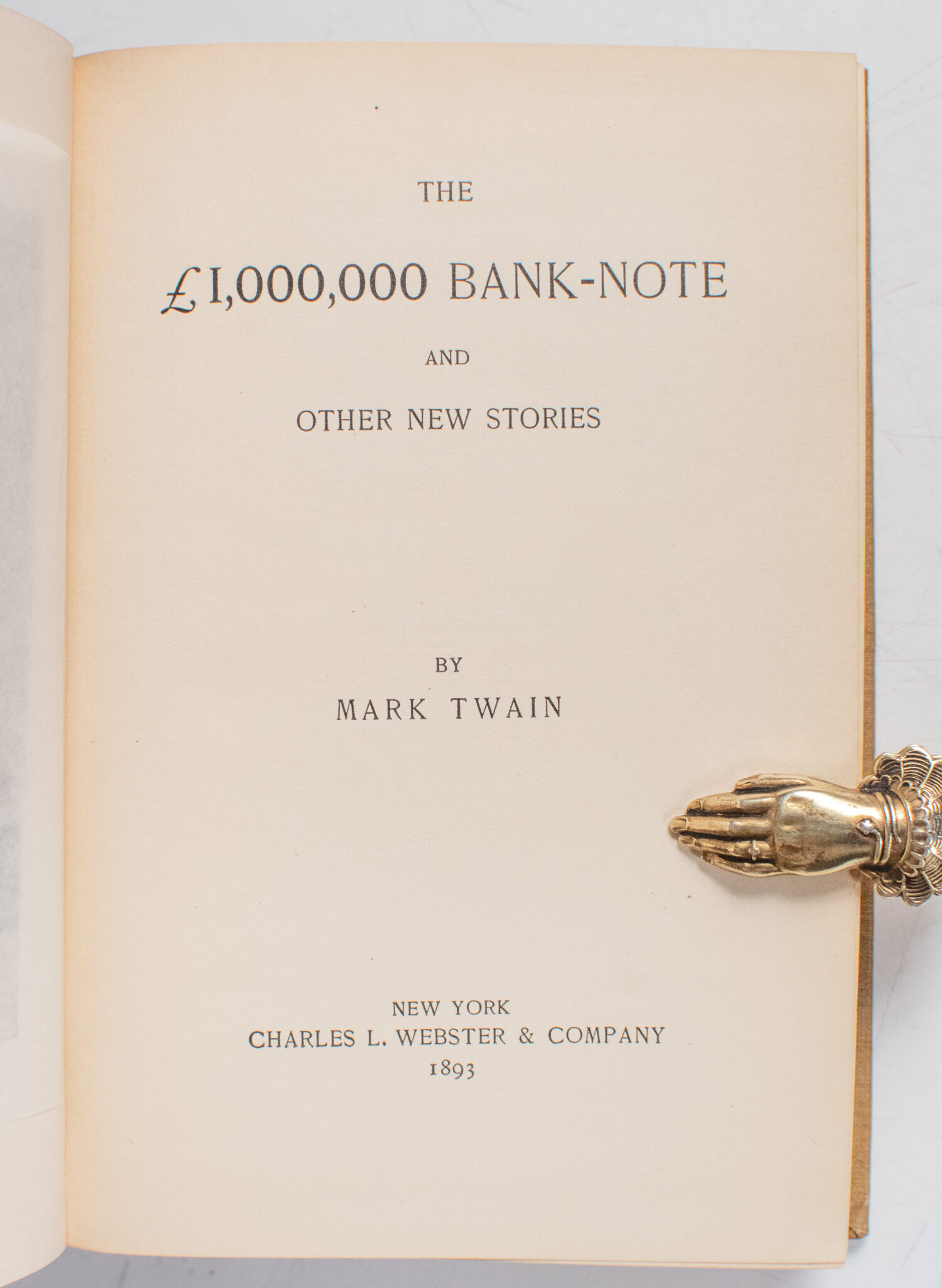 The £1,000,000 Bank-Note and Other New Stories.