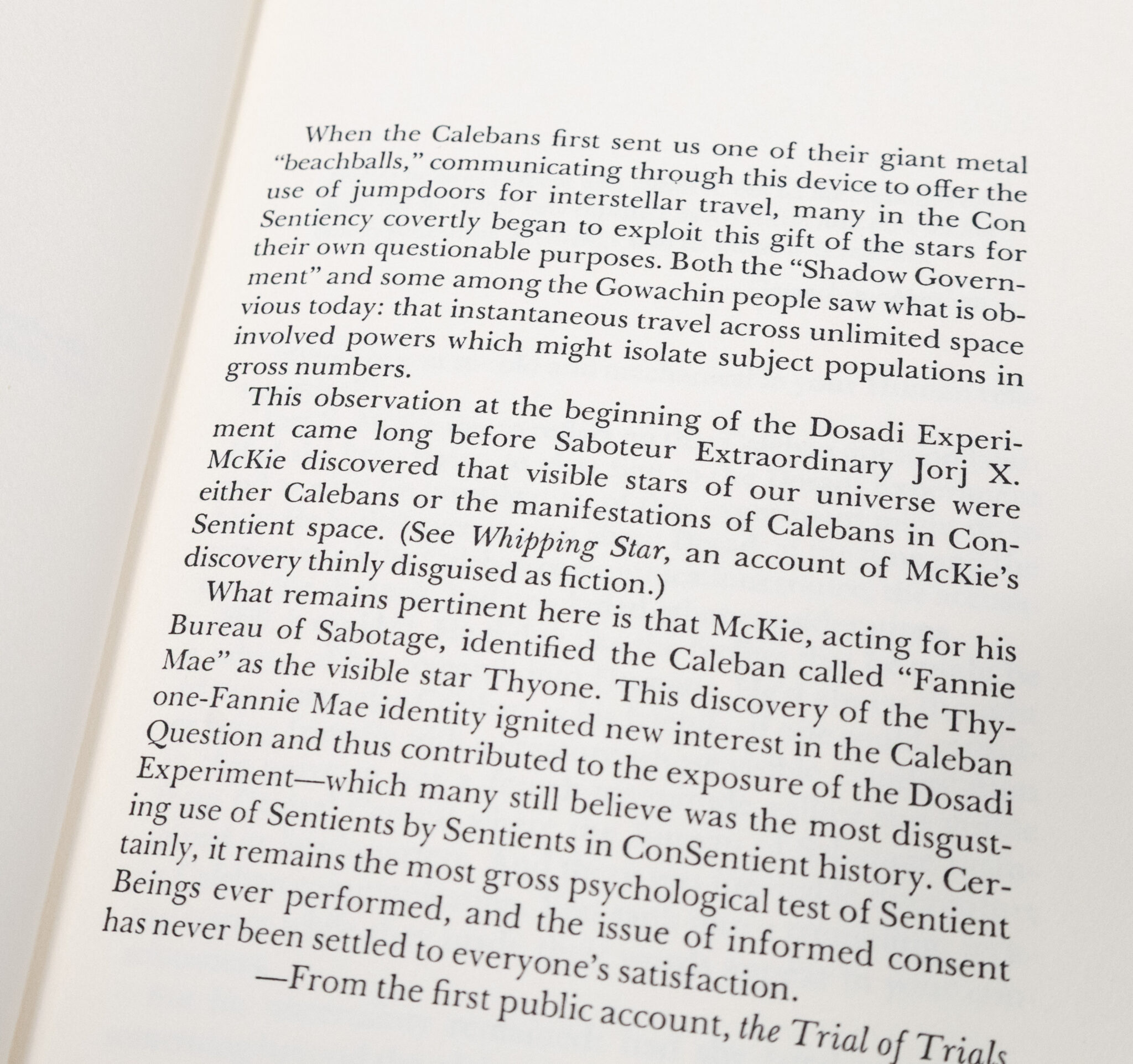 The Dosadi Experiment.