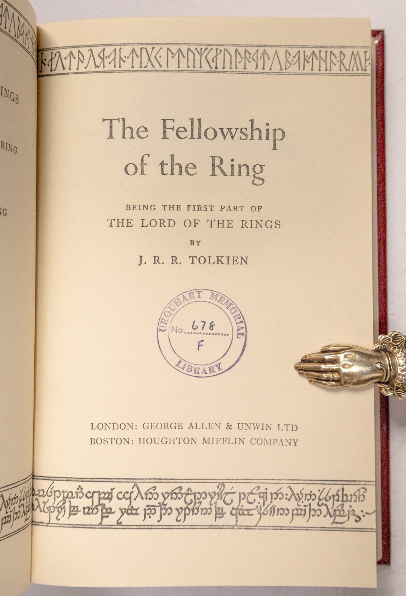 The Lord of The Rings Trilogy: The Fellowship of the Ring, The Two Towers, The Return of the King.