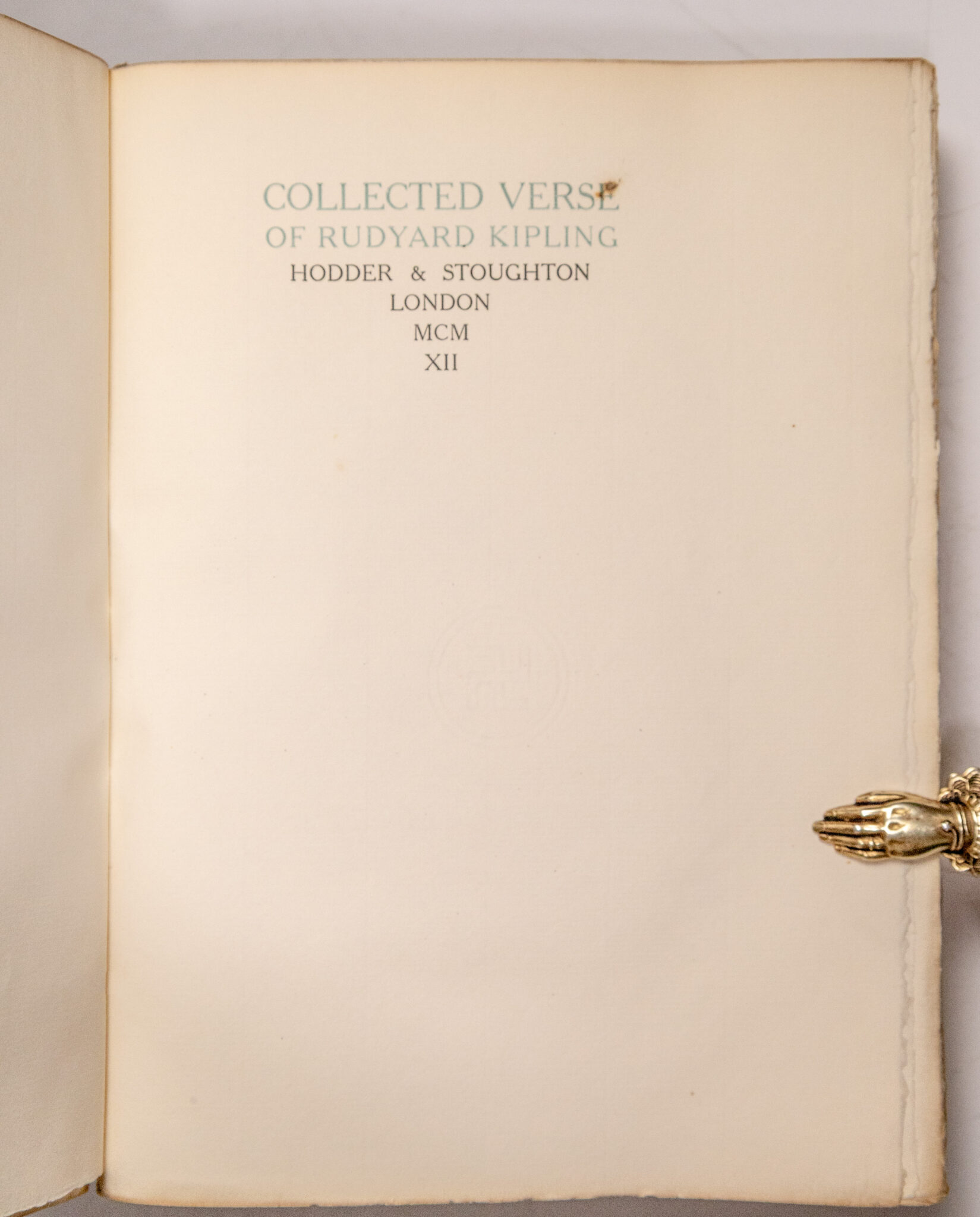 Collected Verse of Rudyard Kipling.