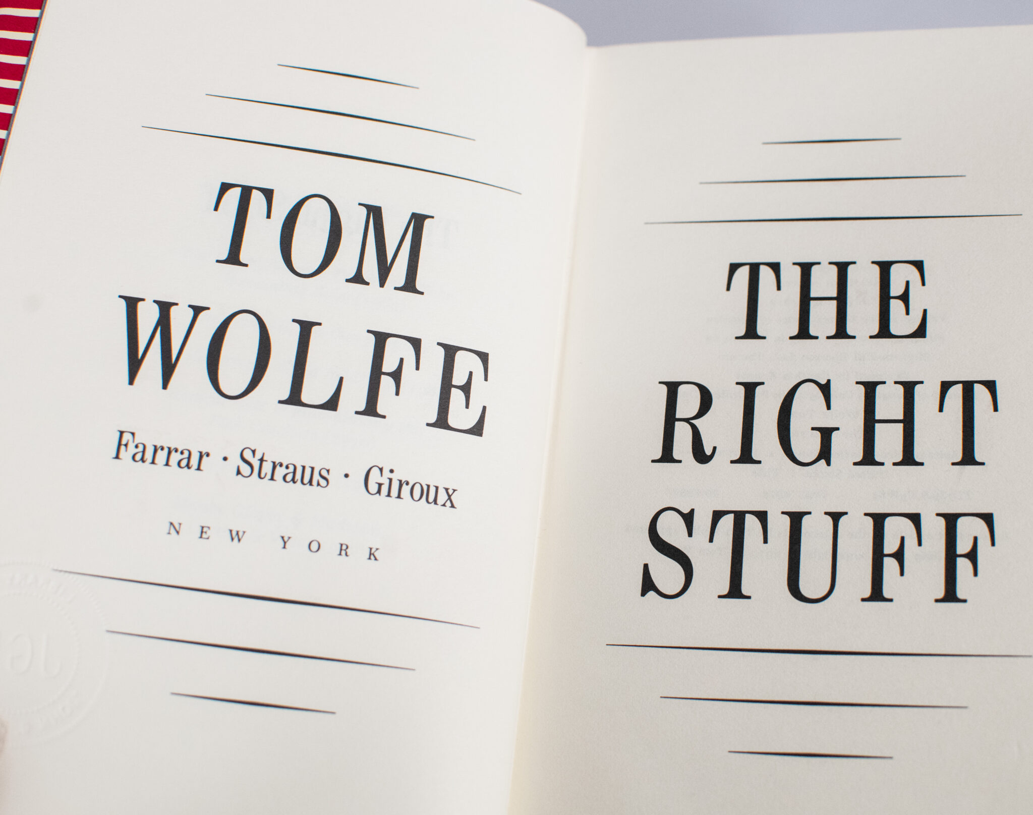 The Right Stuff.