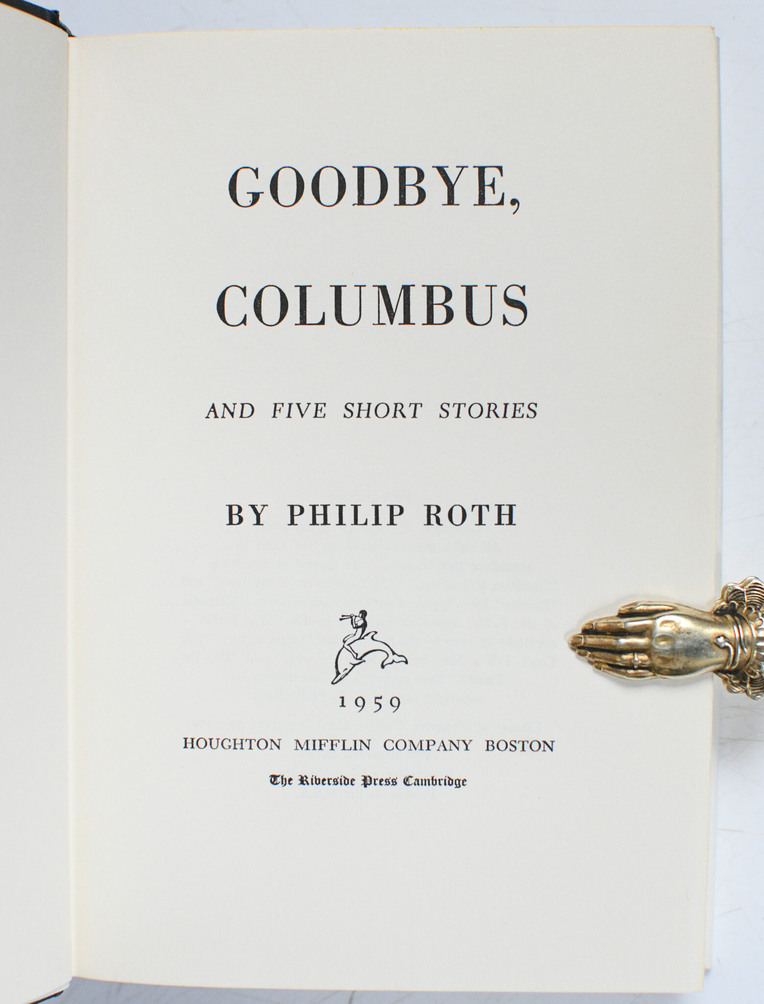 Goodbye, Columbus.