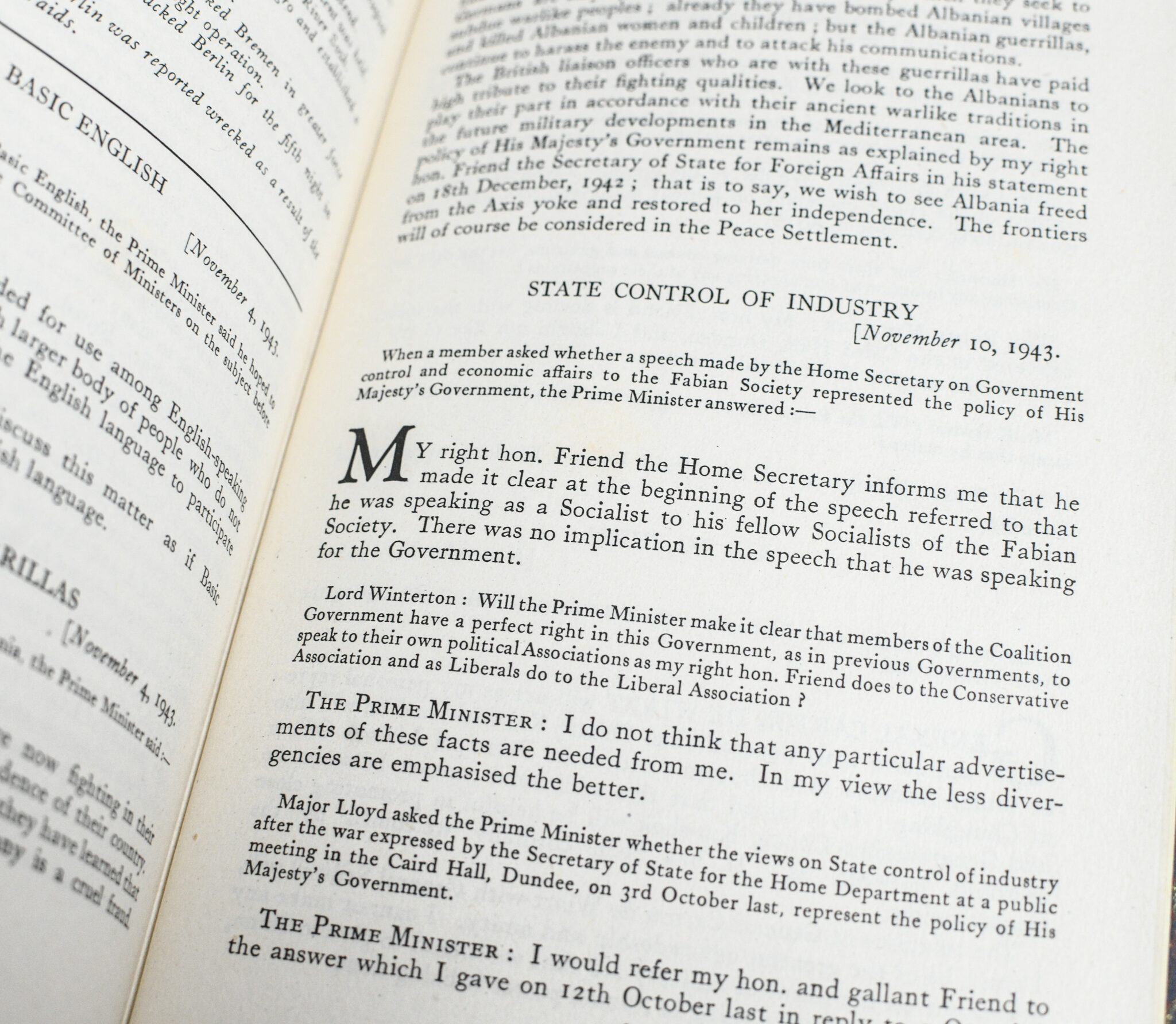 Winston Churchill's War Speeches: Into Battle, The Unrelenting Struggle, The End of the Beginning, Onwards to Victory, The Dawn of Liberation, Victory, Secret Session Speeches.