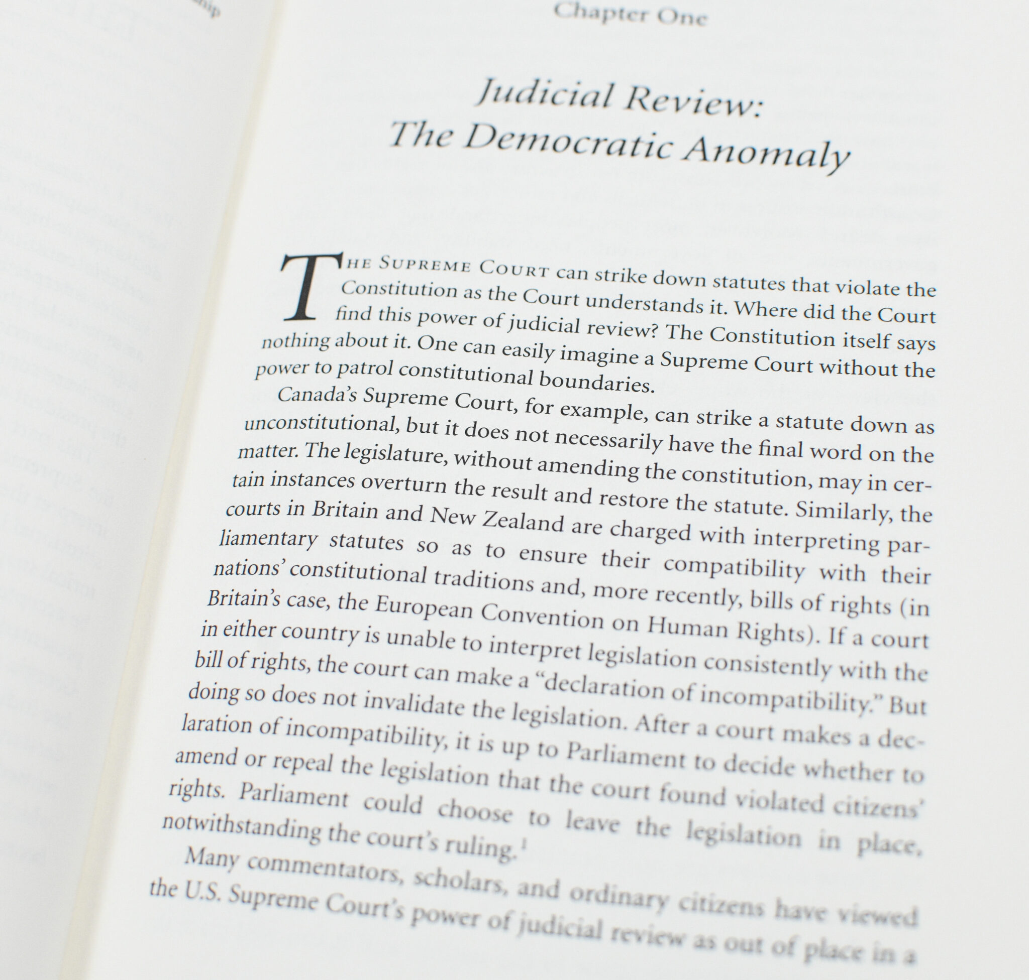 Making Our Democracy Work: A Judge’s View.