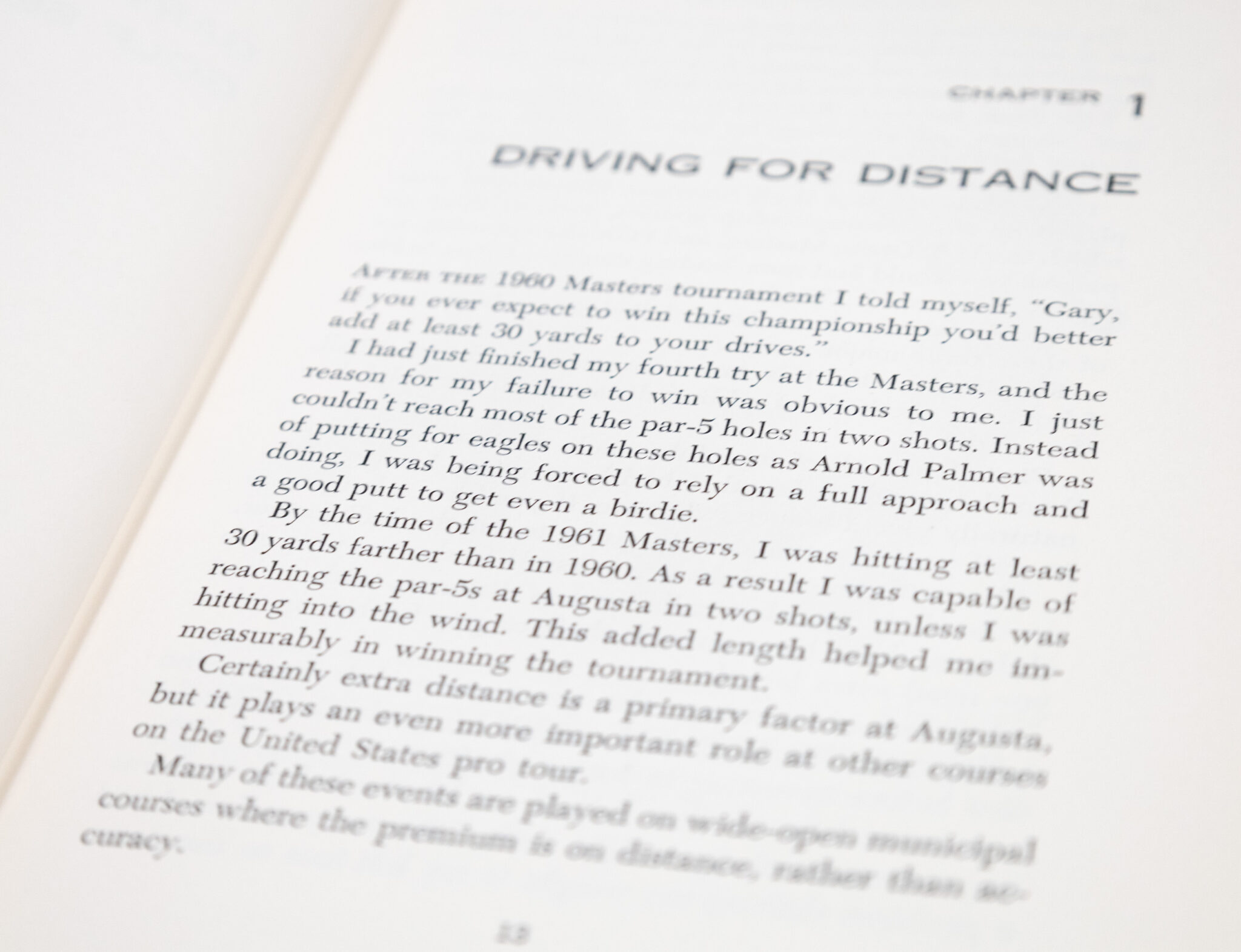 Gary Player's Golf Secrets.