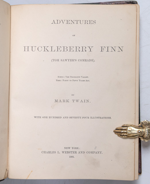 Adventures of Huckleberry Finn.
