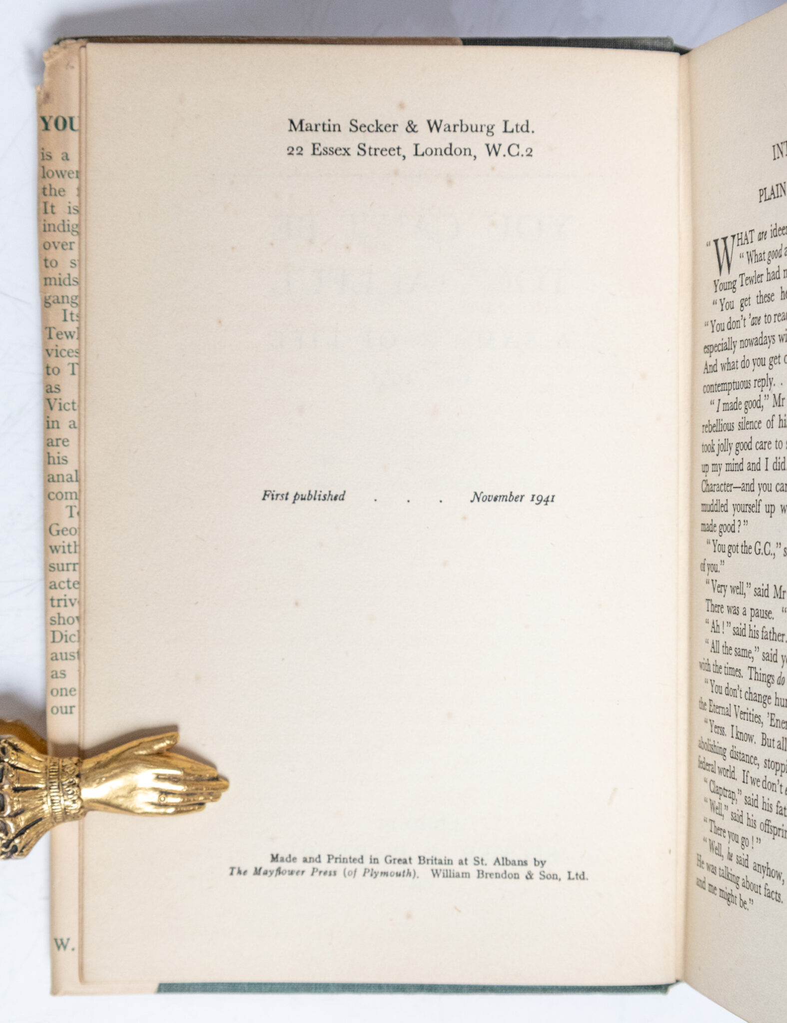 You Can't be Too Careful: A Sample of Life 1901-1951.