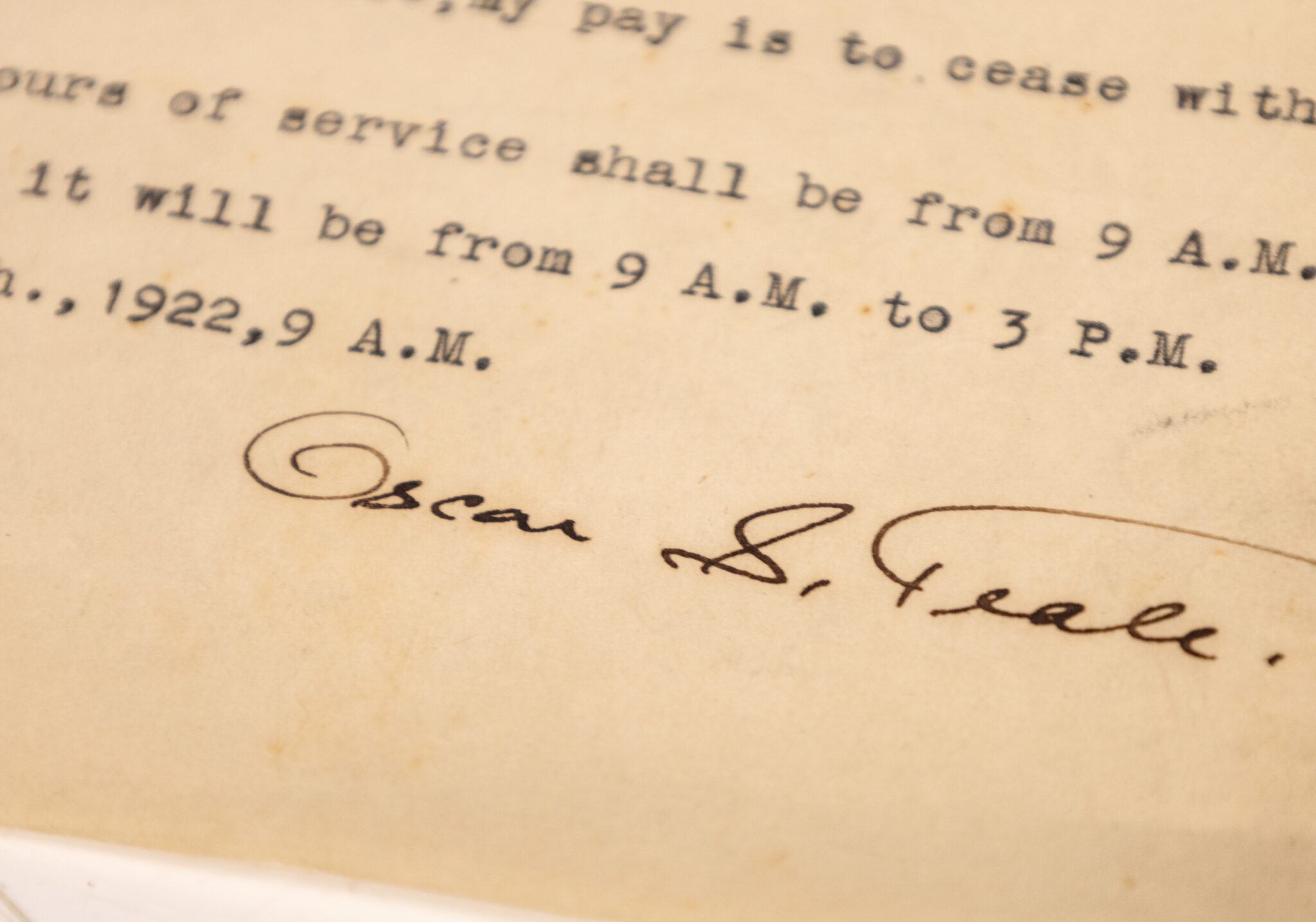 Oscar Teale Signed Houdini Contract Draft, Personal Notebook, and Harper & Brothers Editorial Letter To Harry Houdini.