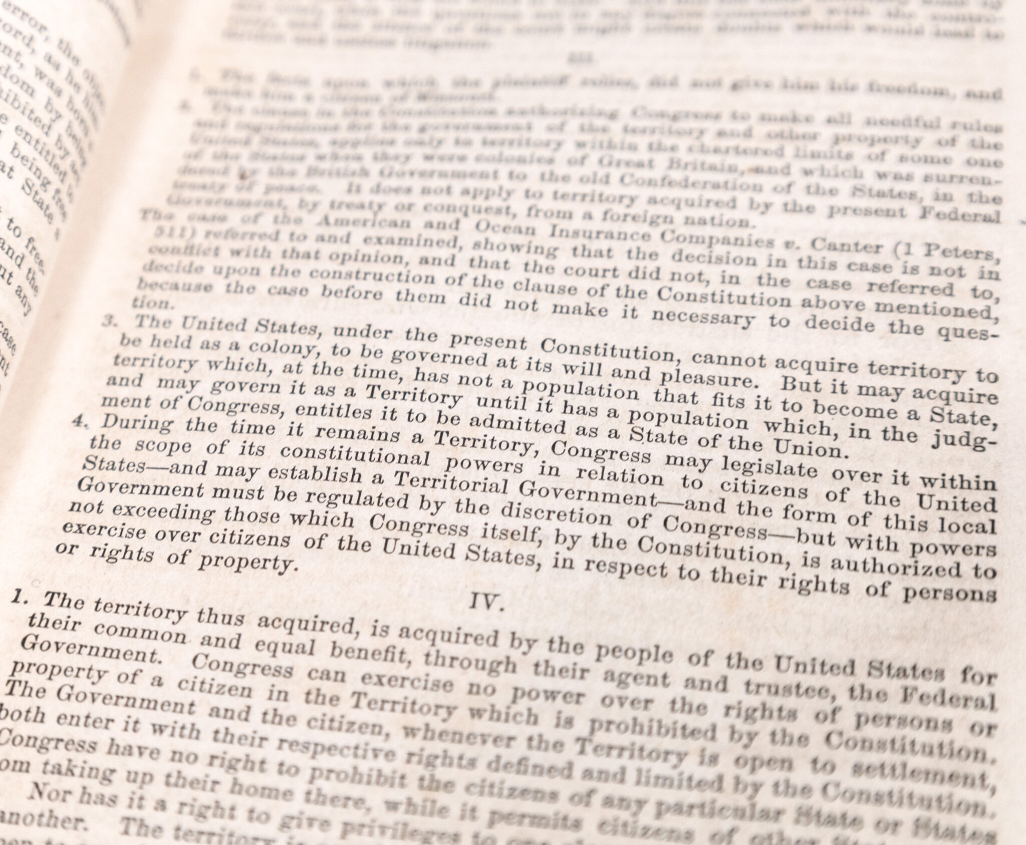 A Report of the Decision of the Supreme Court of the United States, and the Opinions of the Judges Thereof, in the Case of Dred Scott versus John H. Sanford.