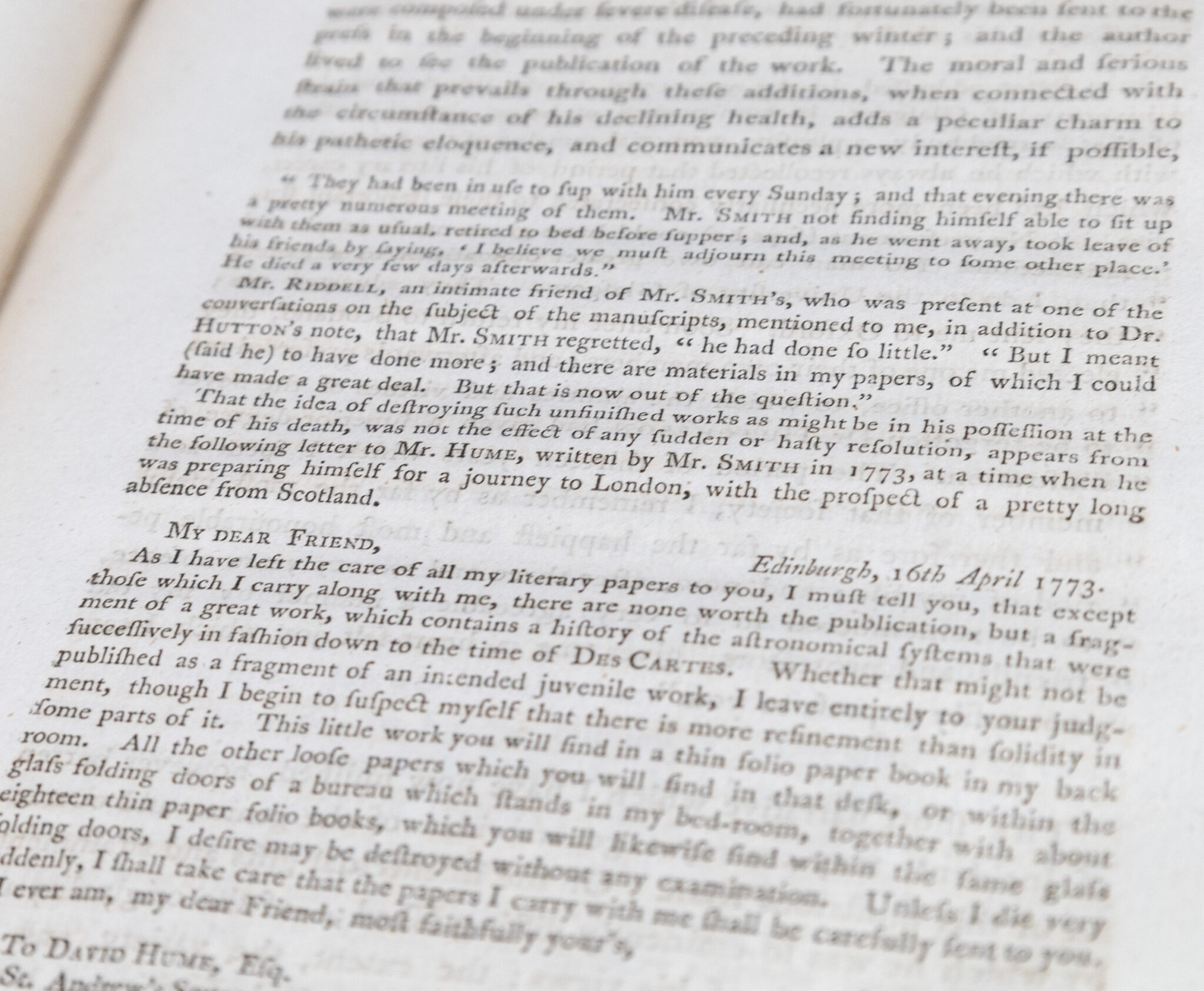 Essays on Philosophical Subjects... To Which Is Prefixed, an Account of the Life and Writings of the Author by Dugald Stewart.