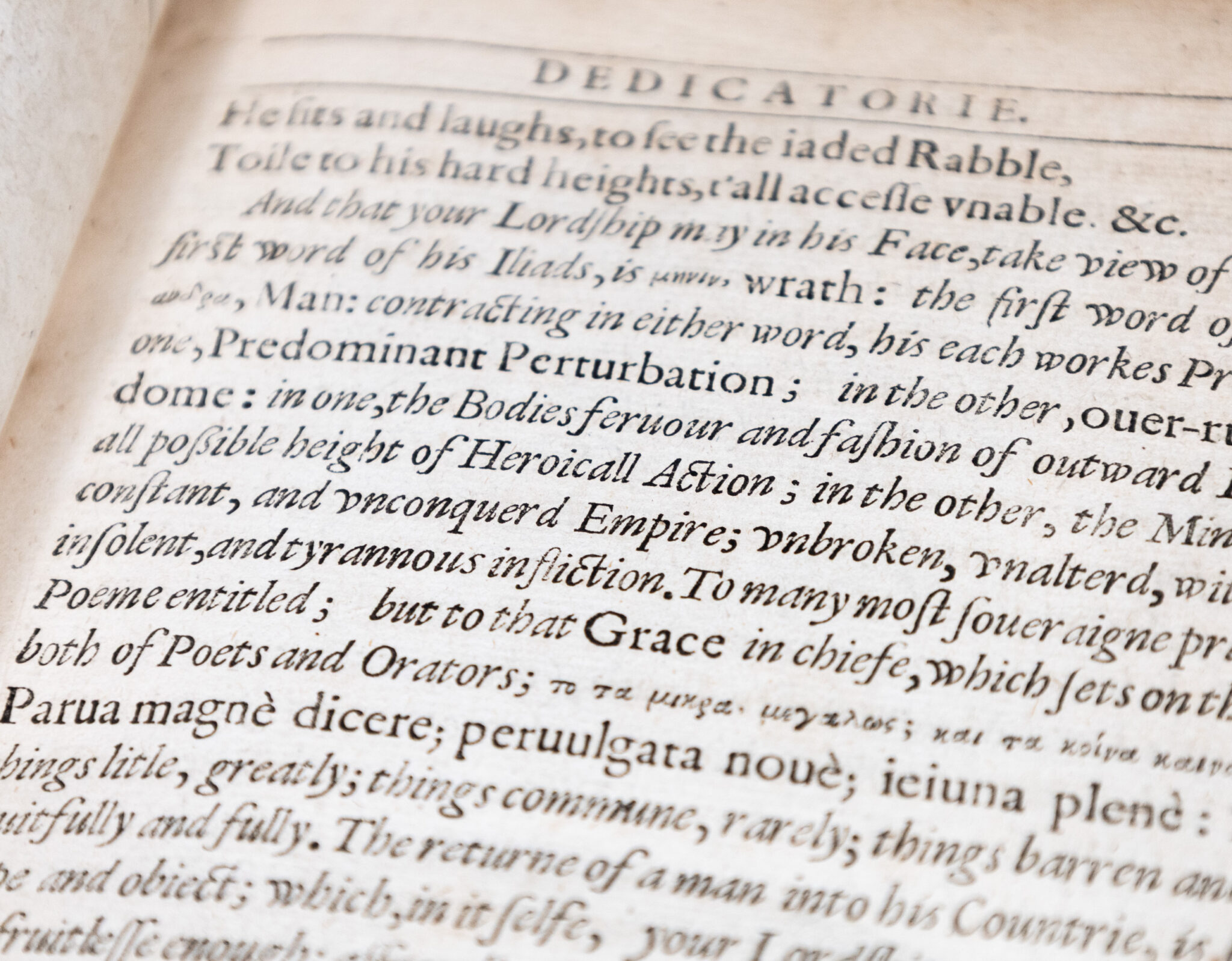 The Whole Works of Homer; Prince of Poetts In his Iliads, and Odysses. Translated according to the Greeke by Geo. Chapman.
