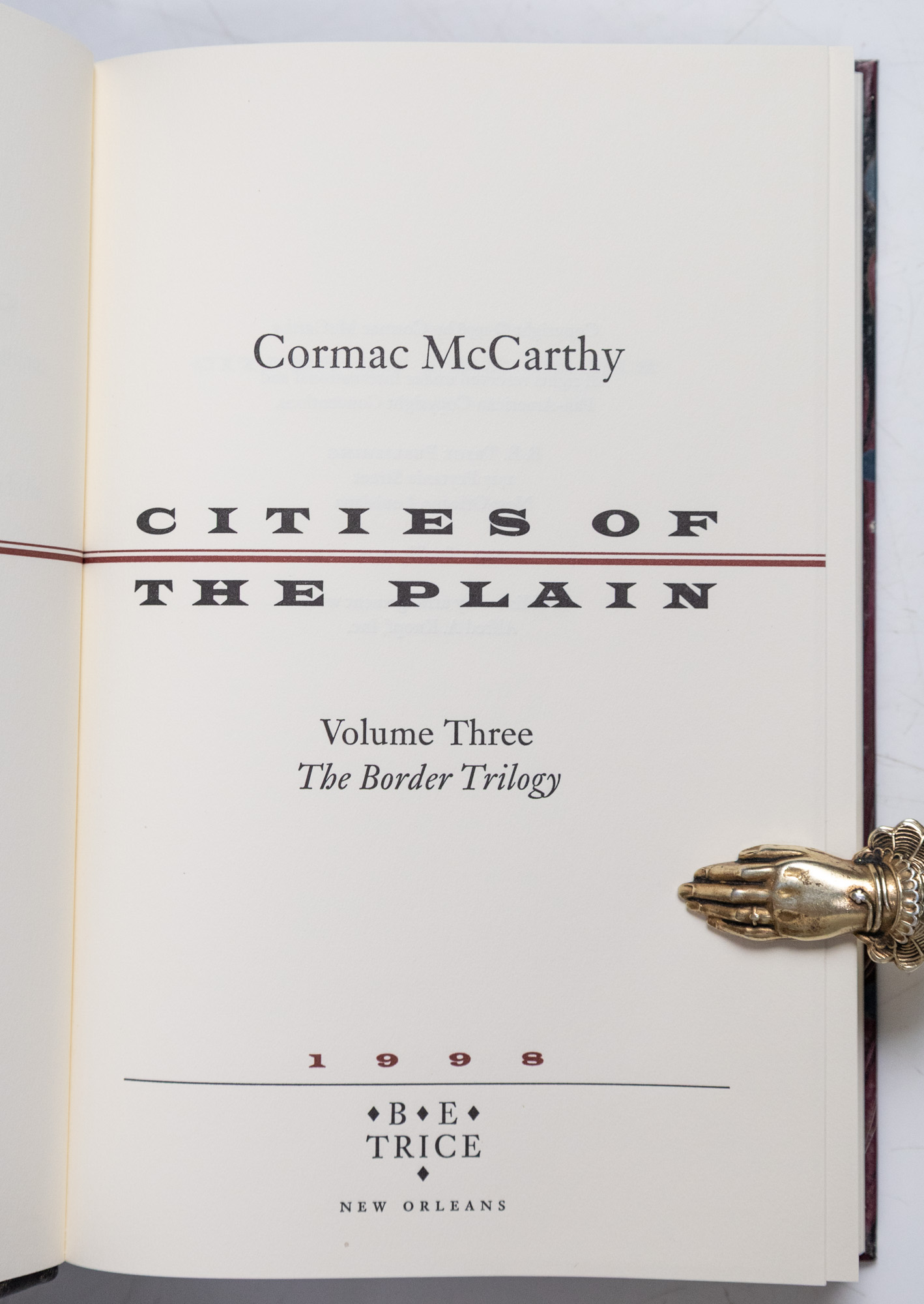Cities of the Plain.