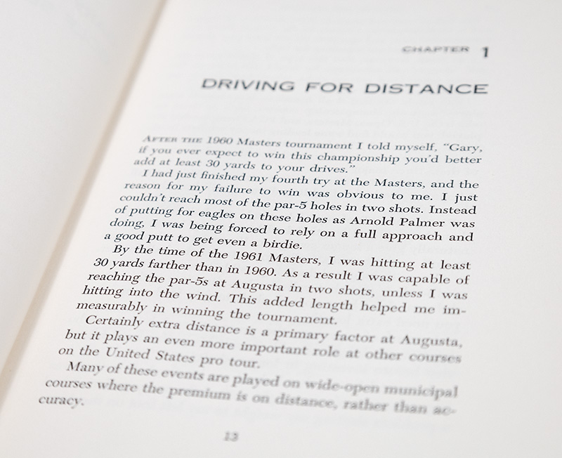Gary Player's Golf Secrets.