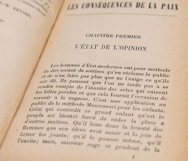 Nouvelles Considérations sur les Conséquences de la Paix (A Revision of the Treaty).