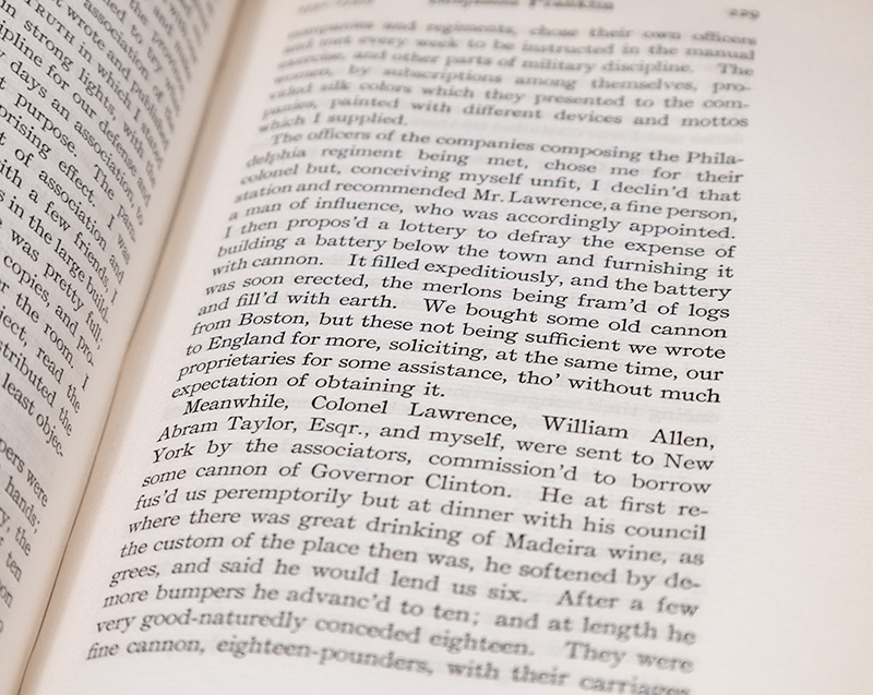 The Works of Benjamin Franklin.