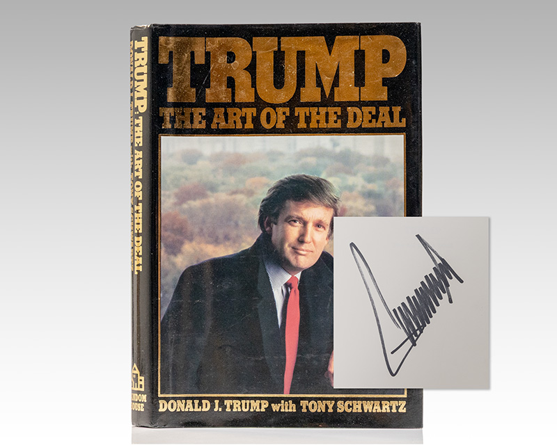 Trump The Art of the Deal Donald Trump First Edition Signed