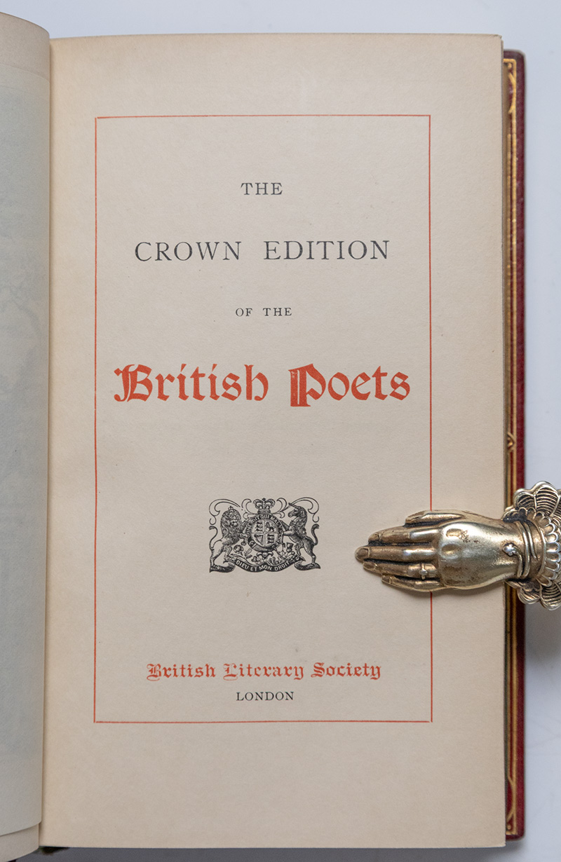 The British Poets: Robert Herrick.