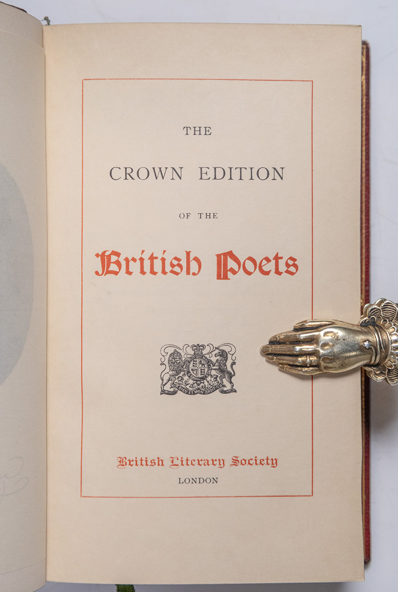 The British Poets: Matthew Prior.