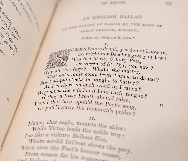 The British Poets: Matthew Prior.