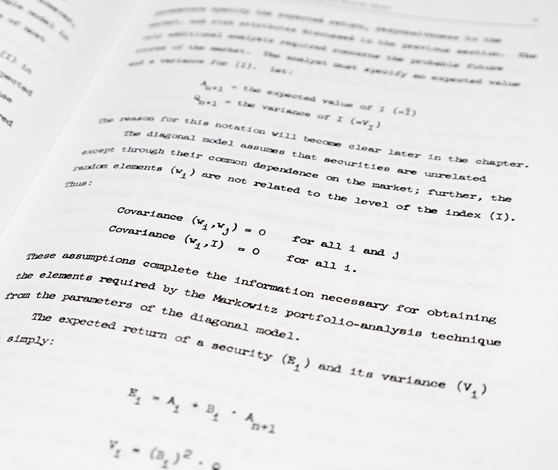 William F. Sharpe Selected Works. World Scientific - Nobel Laureate Series: Vol 2.
